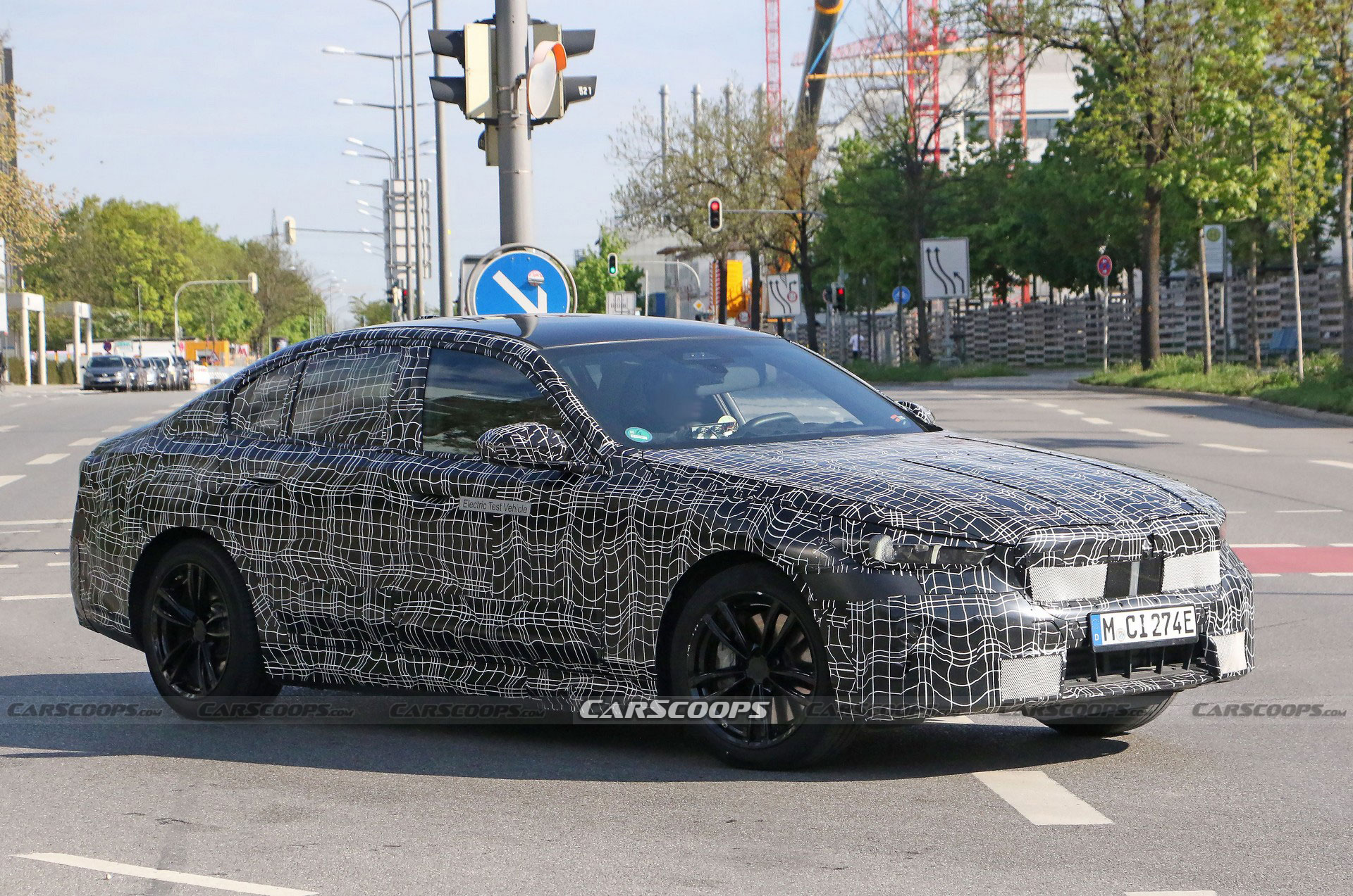 2024 BMW i5 Shows Off Its Interior And Production Headlights In Latest Spy Photos