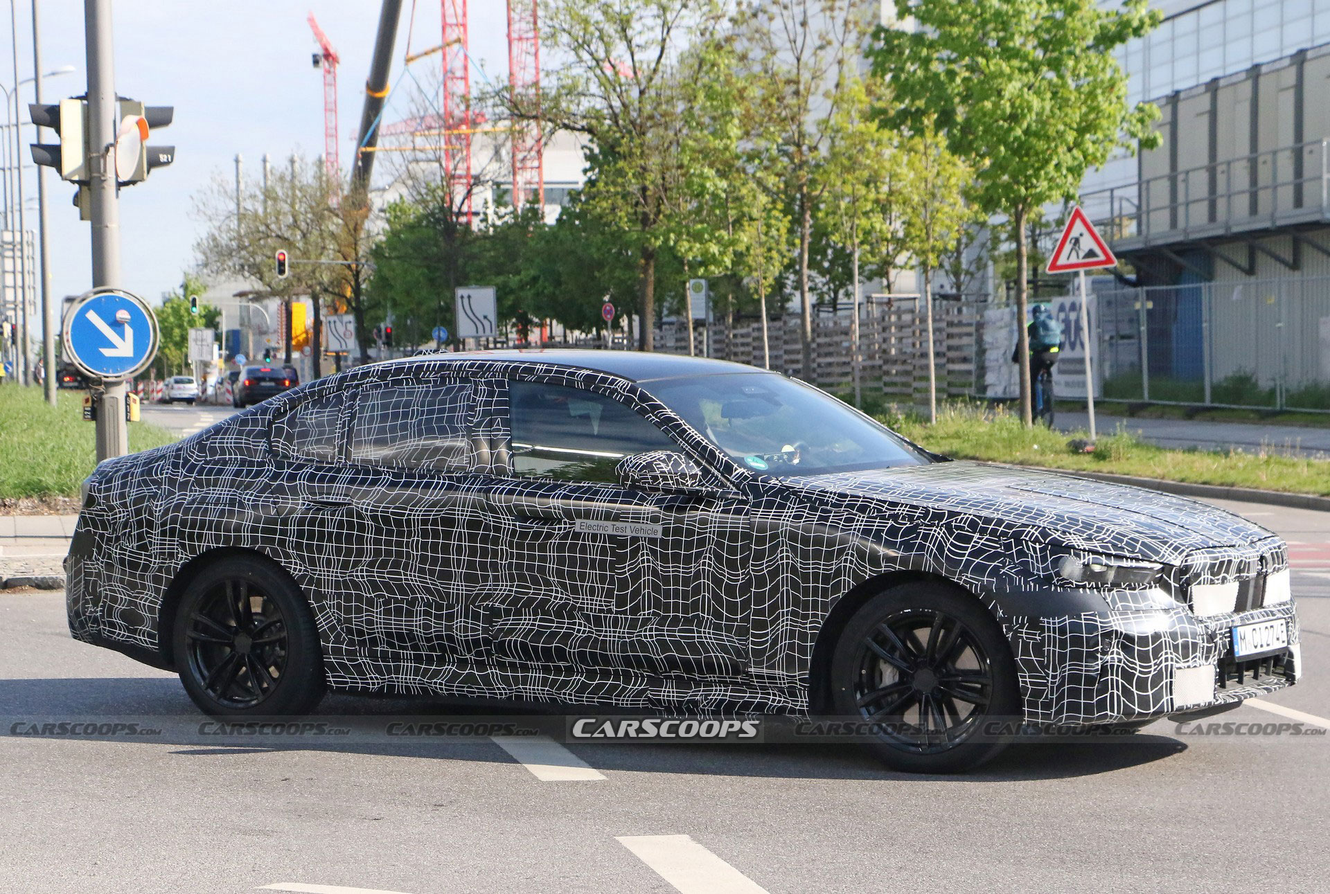 2024 BMW i5 Shows Off Its Interior And Production Headlights In Latest Spy Photos