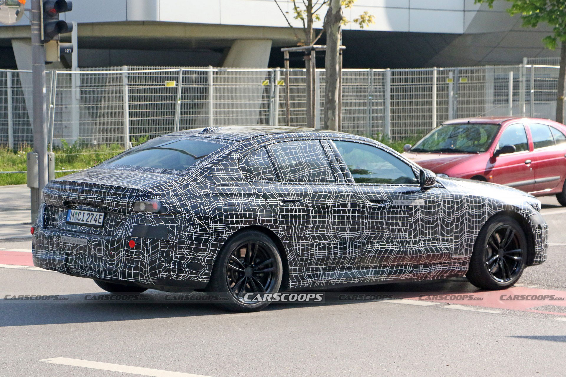 2024 BMW i5 Shows Off Its Interior And Production Headlights In Latest Spy Photos