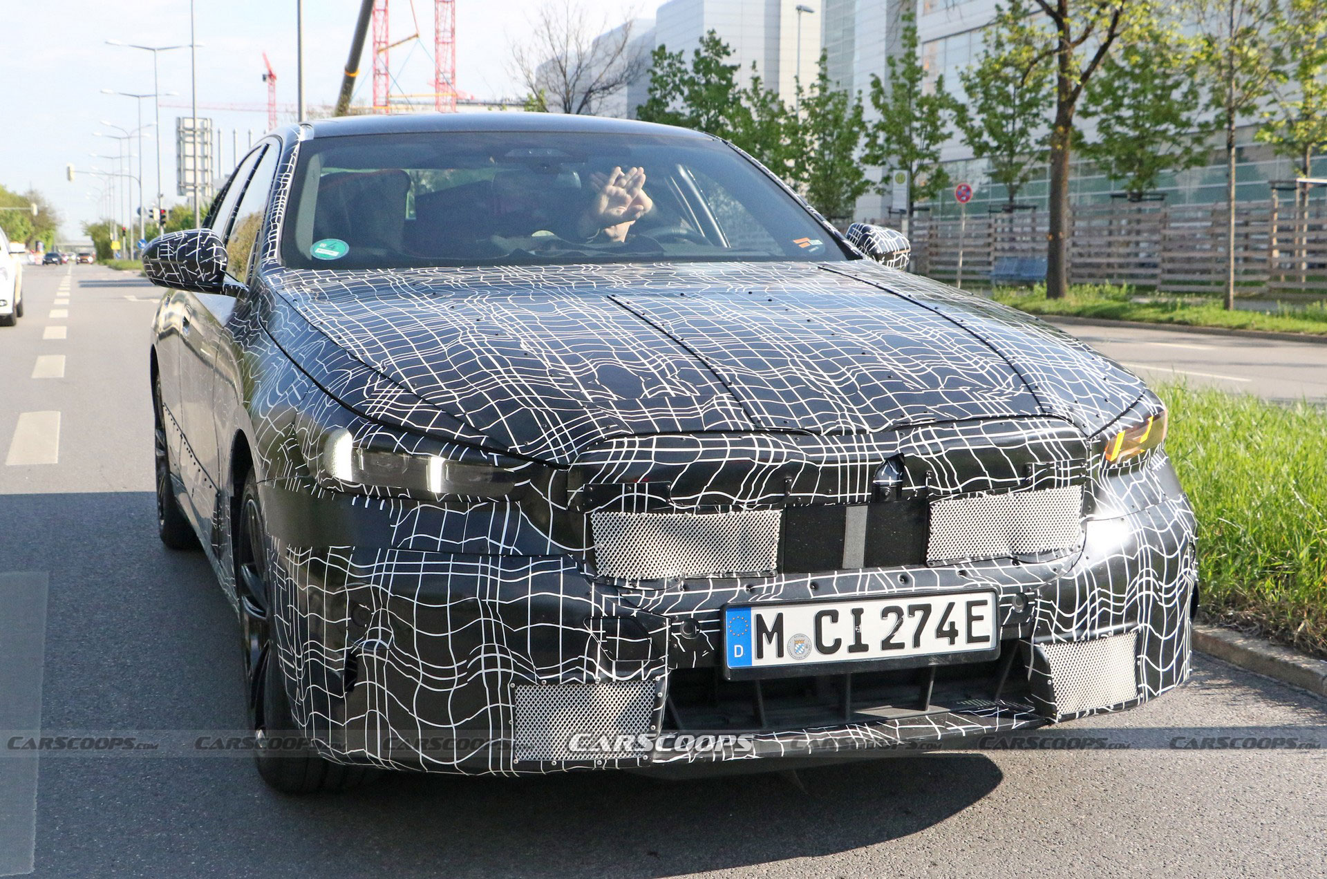 2024 BMW i5 Shows Off Its Interior And Production Headlights In Latest Spy Photos