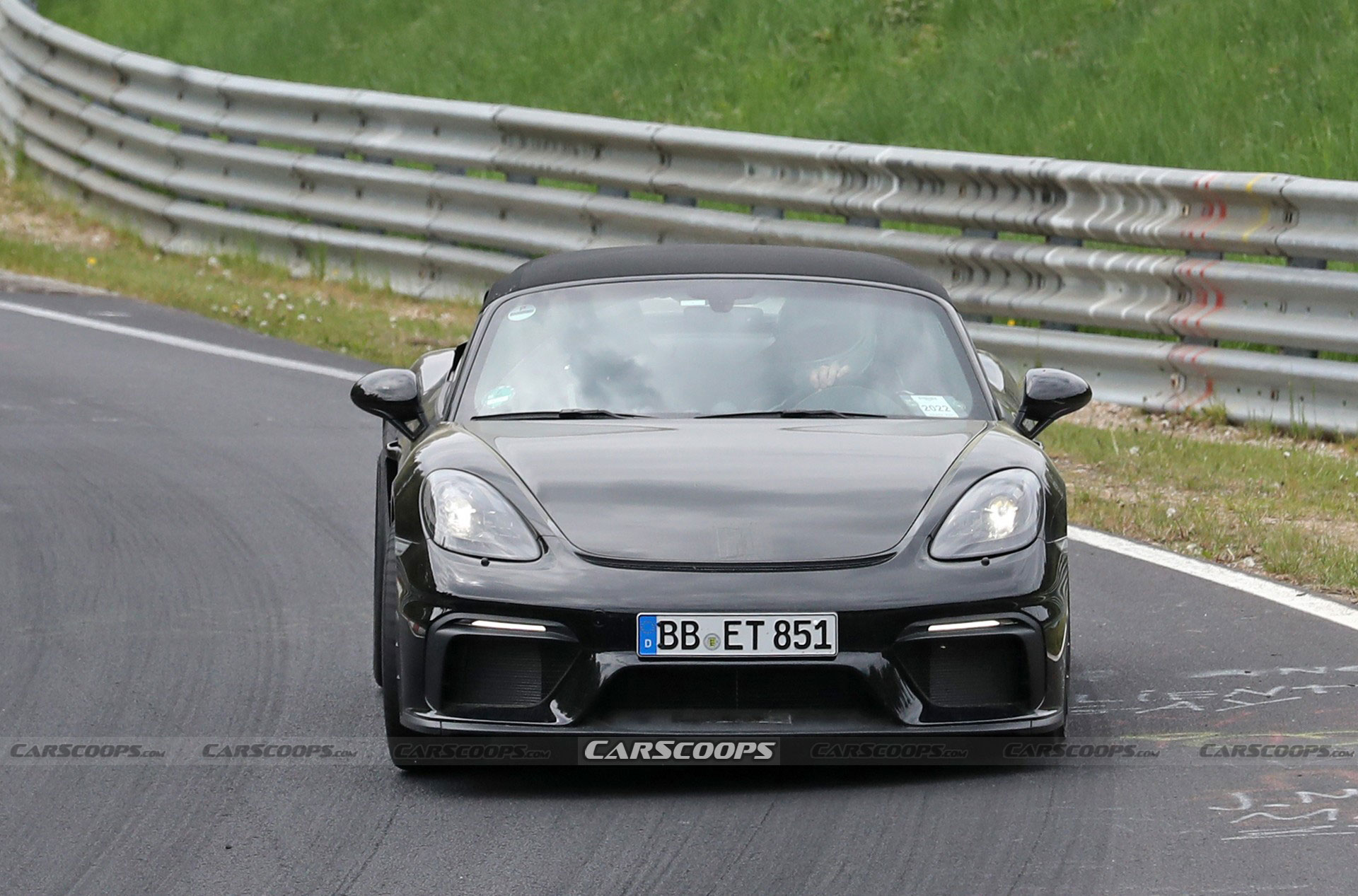 2024 Porsche 718 Boxster Spyder RS Spotted Again Borrowing Heavily From Cayman GT4 RS