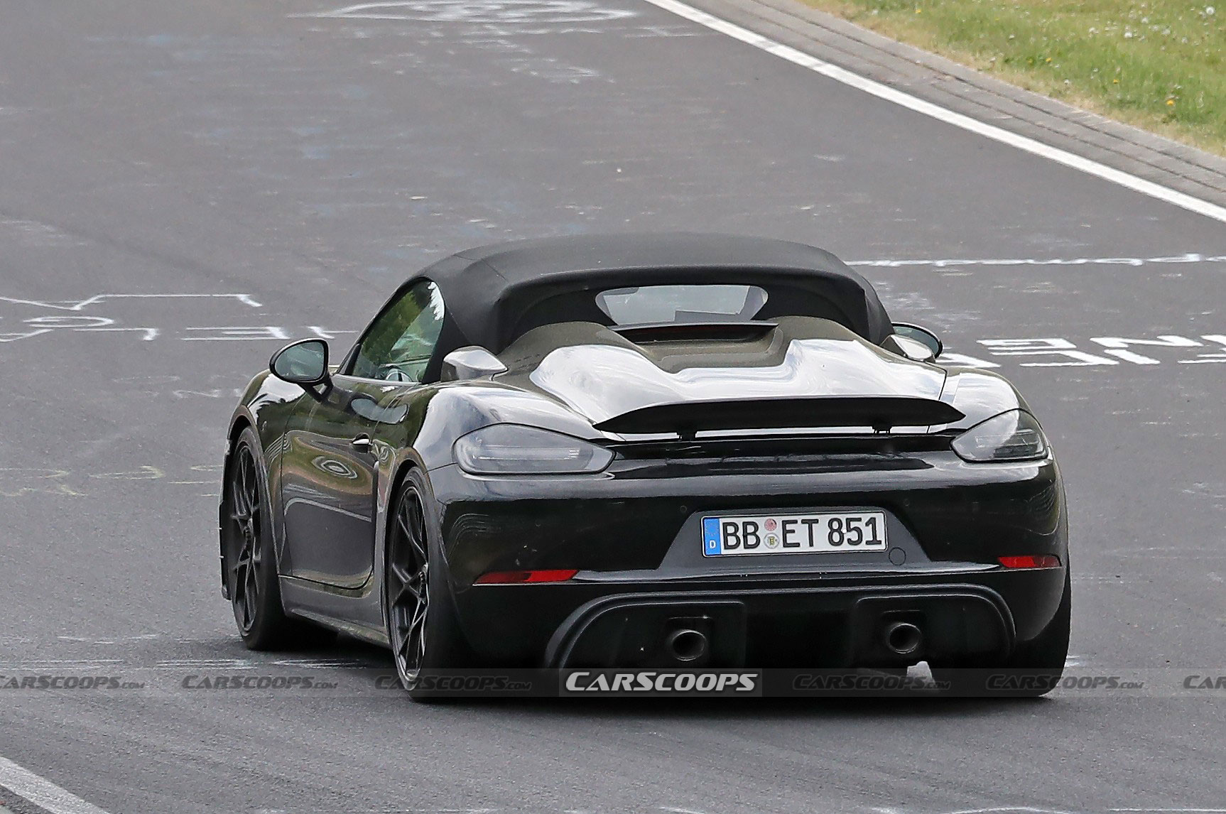 2024 Porsche 718 Boxster Spyder RS Spotted Again Borrowing Heavily From Cayman GT4 RS