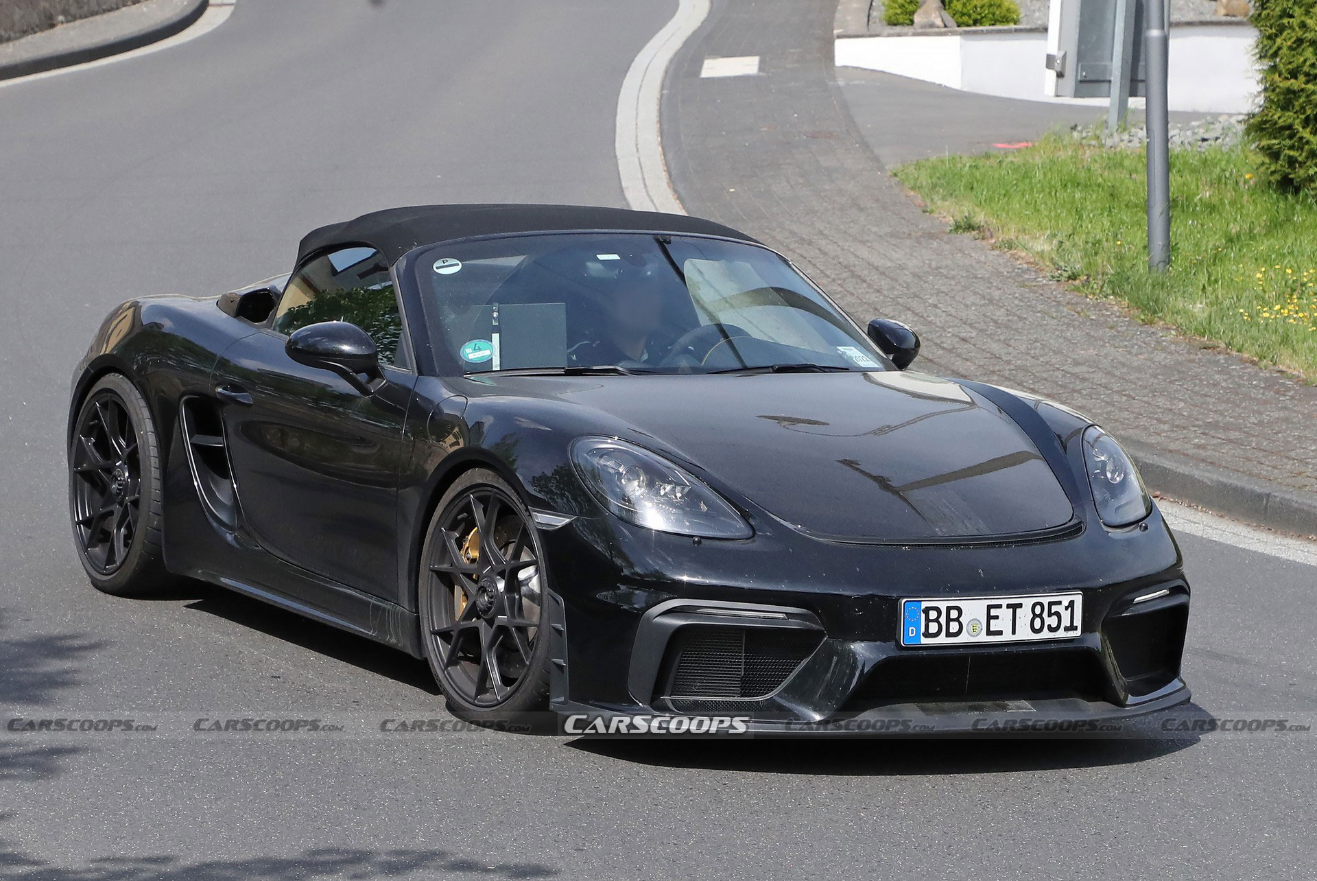 2024 Porsche 718 Boxster Spyder RS Spotted Again Borrowing Heavily From Cayman GT4 RS