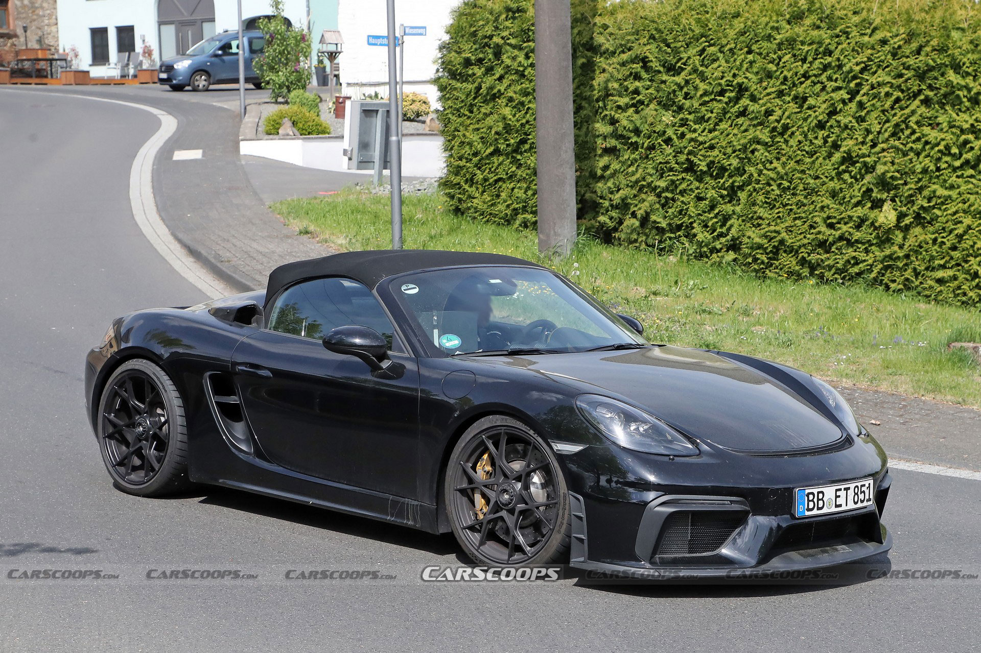 2024 Porsche 718 Boxster Spyder RS Spotted Again Borrowing Heavily From Cayman GT4 RS