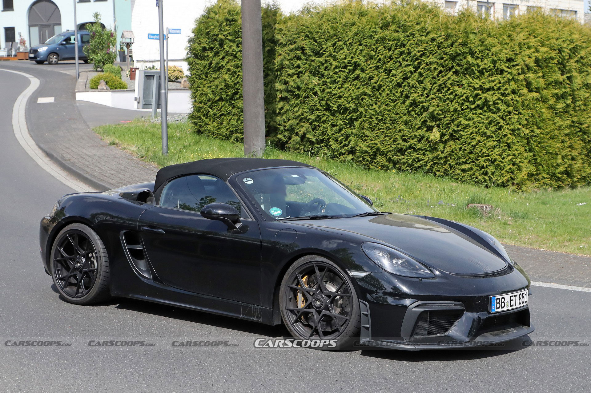 2024 Porsche 718 Boxster Spyder RS Spotted Again Borrowing Heavily From Cayman GT4 RS