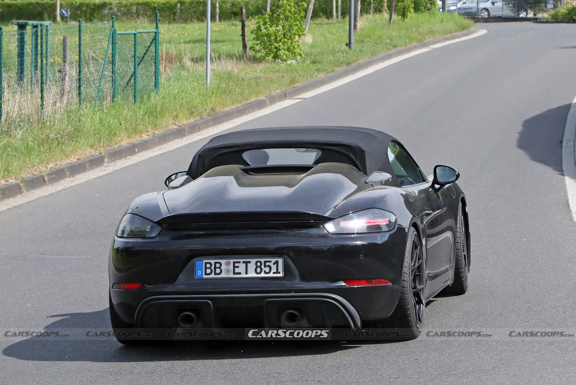 2024 Porsche 718 Boxster Spyder RS Spotted Again Borrowing Heavily From Cayman GT4 RS