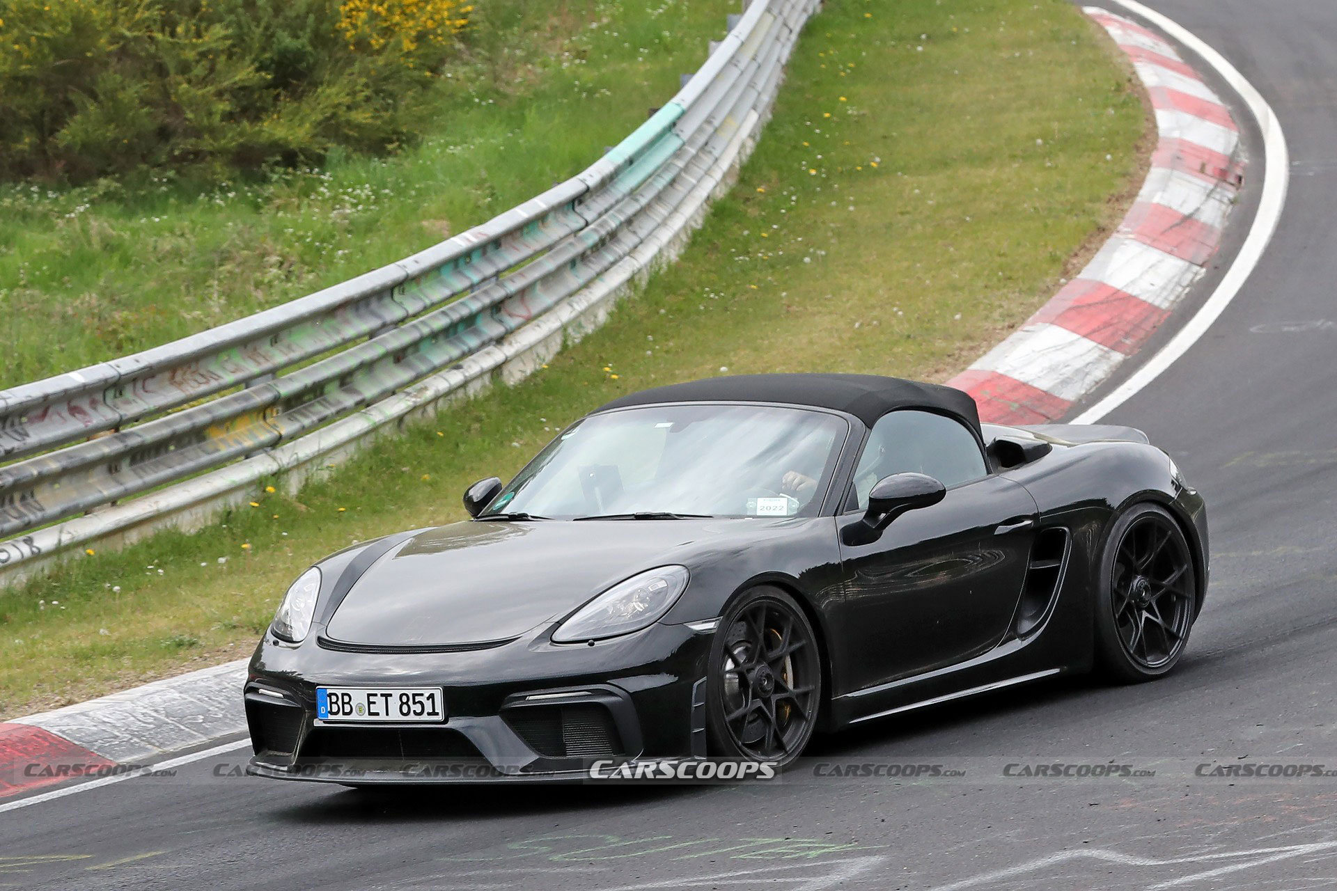 2024 Porsche 718 Boxster Spyder RS Spotted Again Borrowing Heavily From Cayman GT4 RS