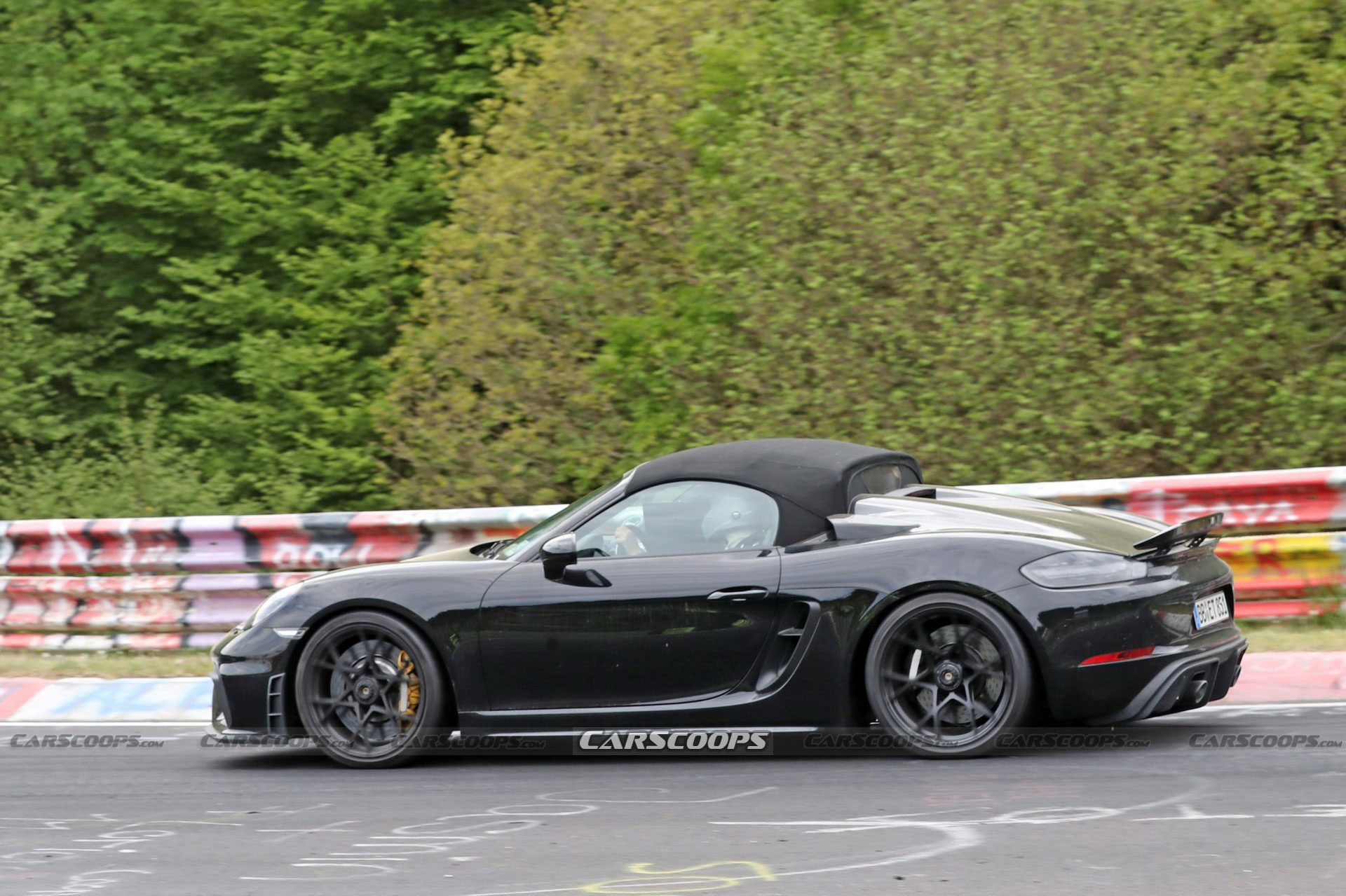 2024 Porsche 718 Boxster Spyder RS Spotted Again Borrowing Heavily From Cayman GT4 RS