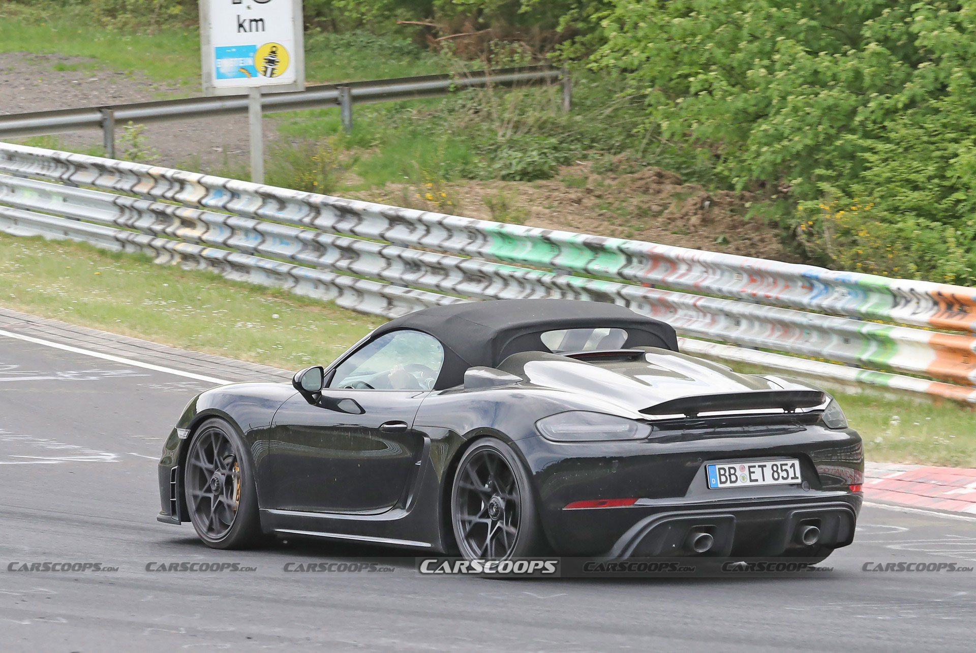 2024 Porsche 718 Boxster Spyder RS Spotted Again Borrowing Heavily From Cayman GT4 RS