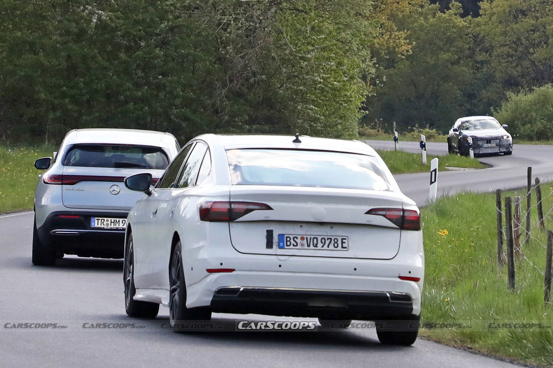 Volkswagen Aero B Spied As A Swoopy Tesla Model 3 Competitor