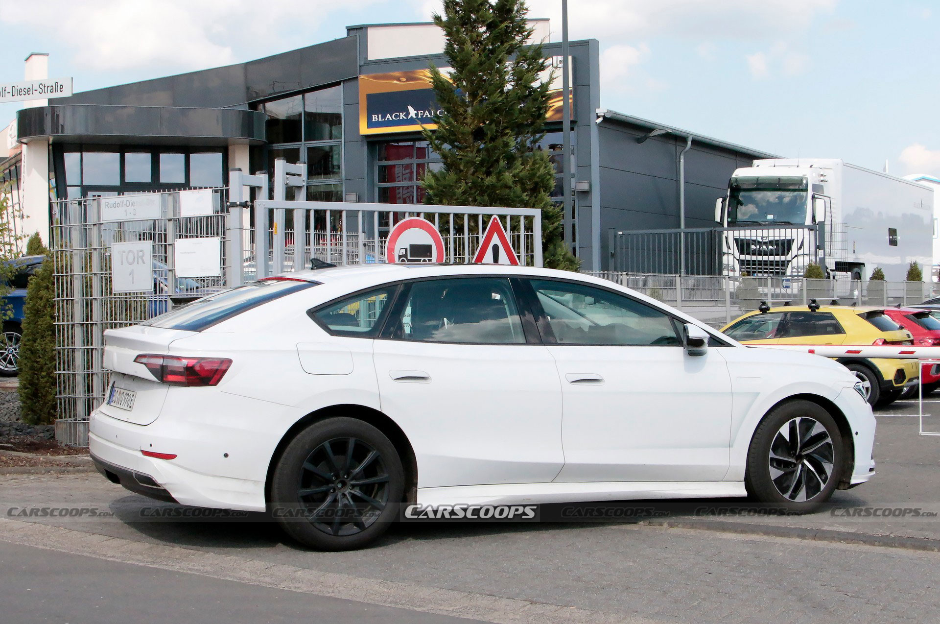 Volkswagen Aero B Spied As A Swoopy Tesla Model 3 Competitor