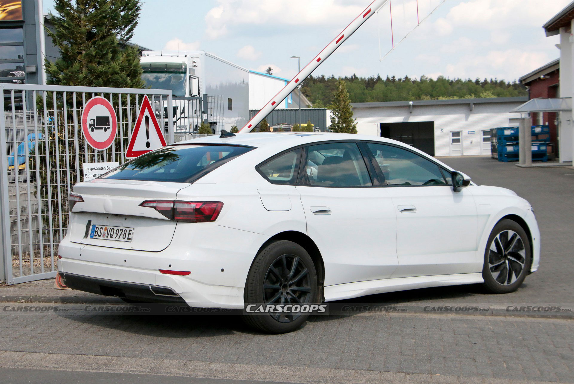 Volkswagen Aero B Spied As A Swoopy Tesla Model 3 Competitor