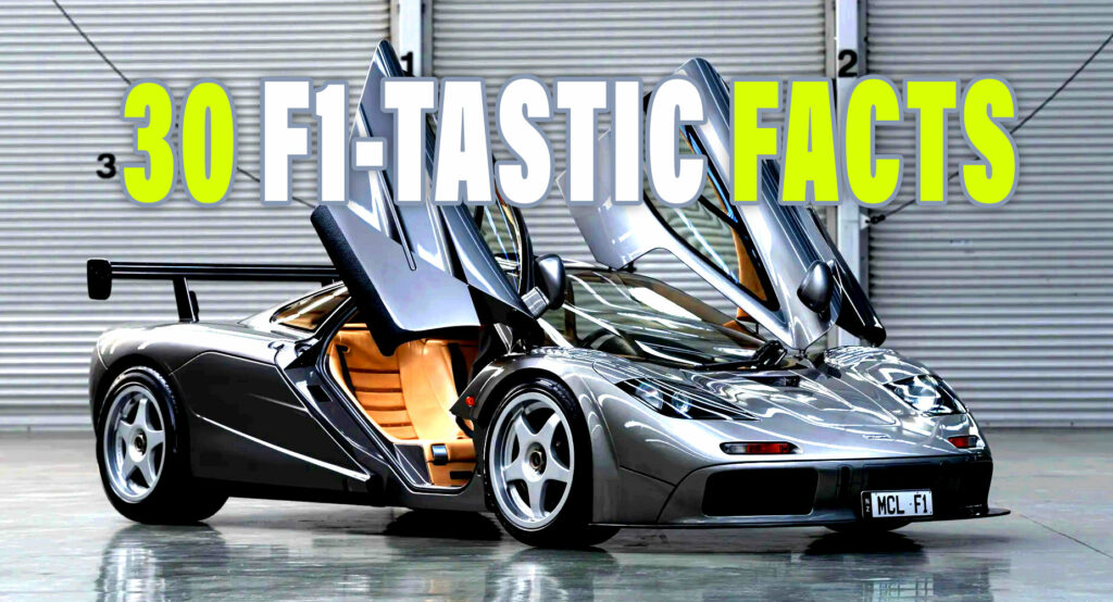  Celebrate The McLaren F1’s 30th Birthday With These 30 F1-Tastic Facts