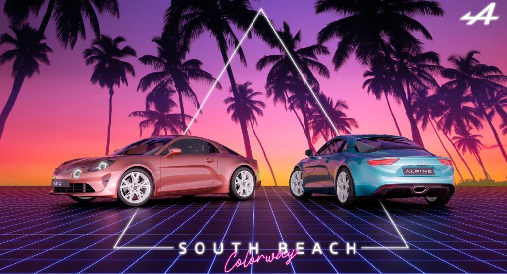 Alpine Launches Two Special A110 Colors For The Miami Grand Prix