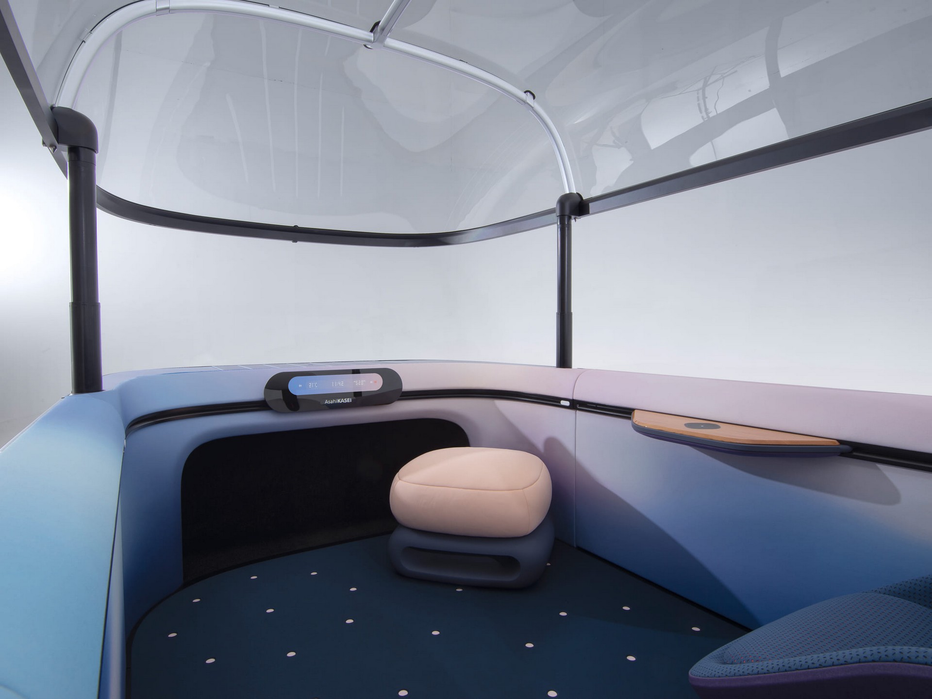 Asahi Kasei AKXY2 Concept Debuts As A Futuristic And Sustainable Living Room On Wheels