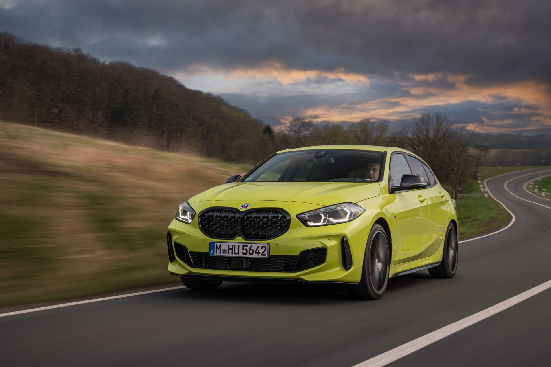 BMW Showcases The 2022 M135i In Sao Paulo Yellow And With M Performance Parts