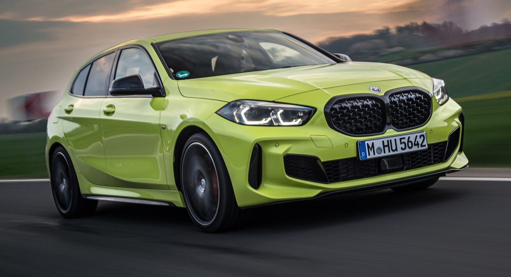 BMW Showcases The 2022 M135i In Sao Paulo Yellow And With M Performance Parts