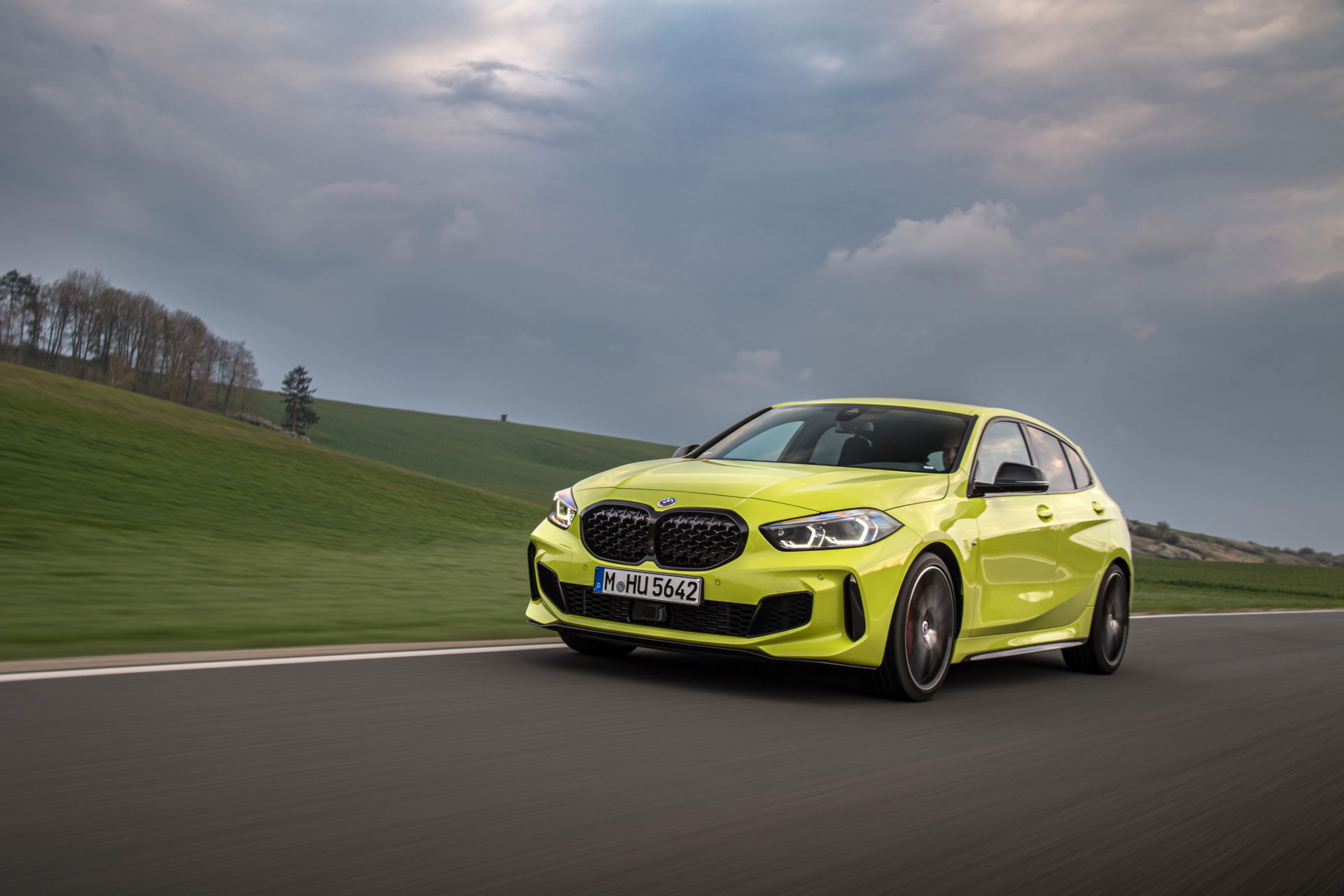 BMW Showcases The 2022 M135i In Sao Paulo Yellow And With M Performance Parts