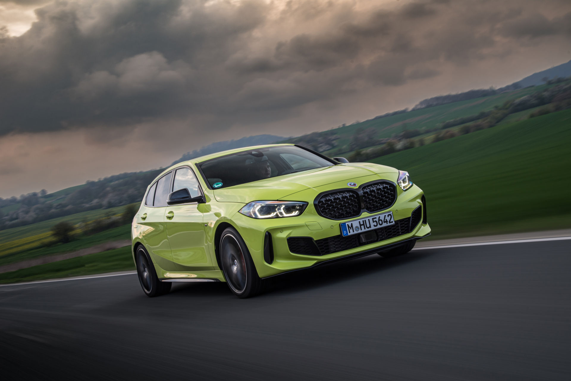 BMW Showcases The 2022 M135i In Sao Paulo Yellow And With M Performance Parts