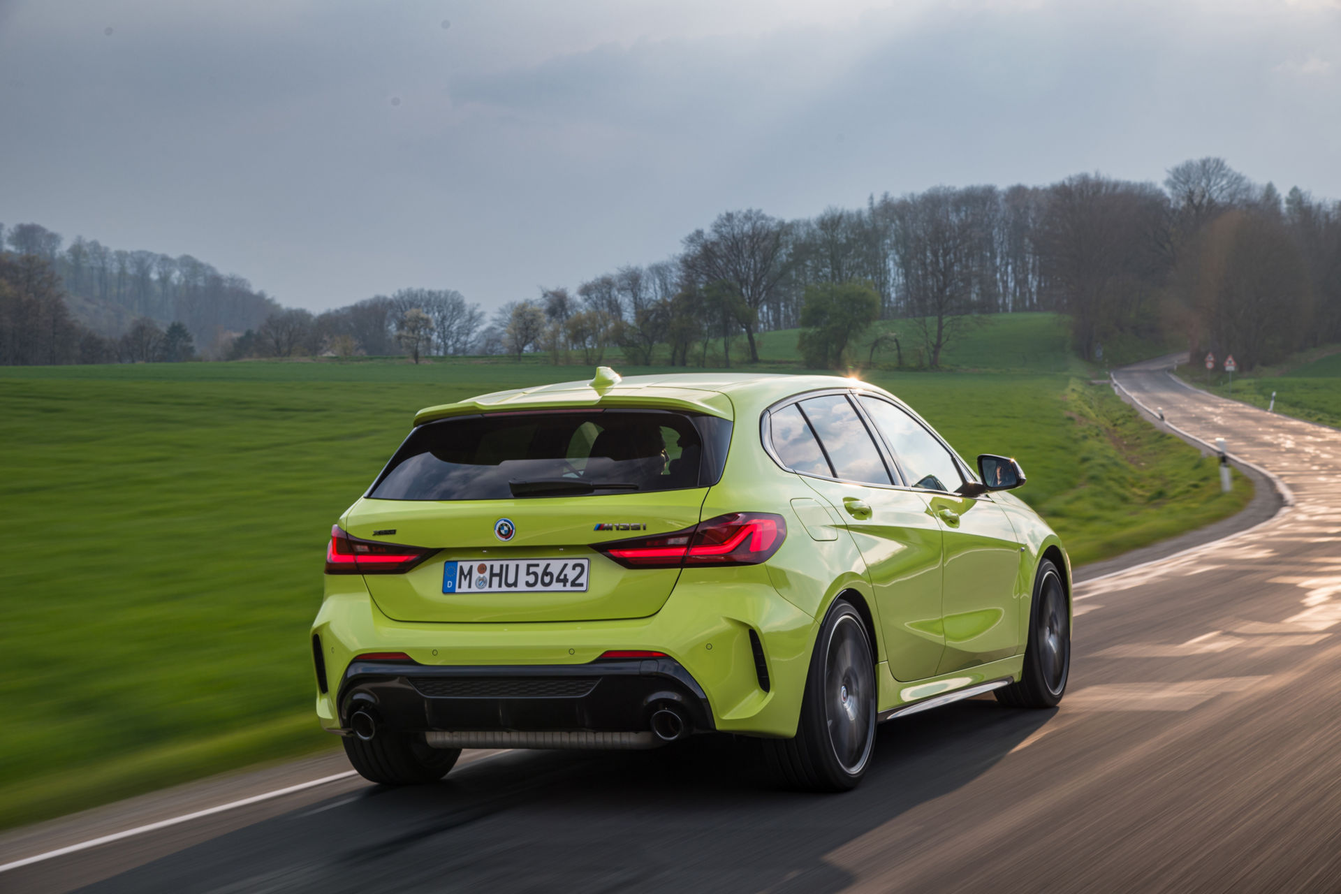 BMW Showcases The 2022 M135i In Sao Paulo Yellow And With M Performance Parts