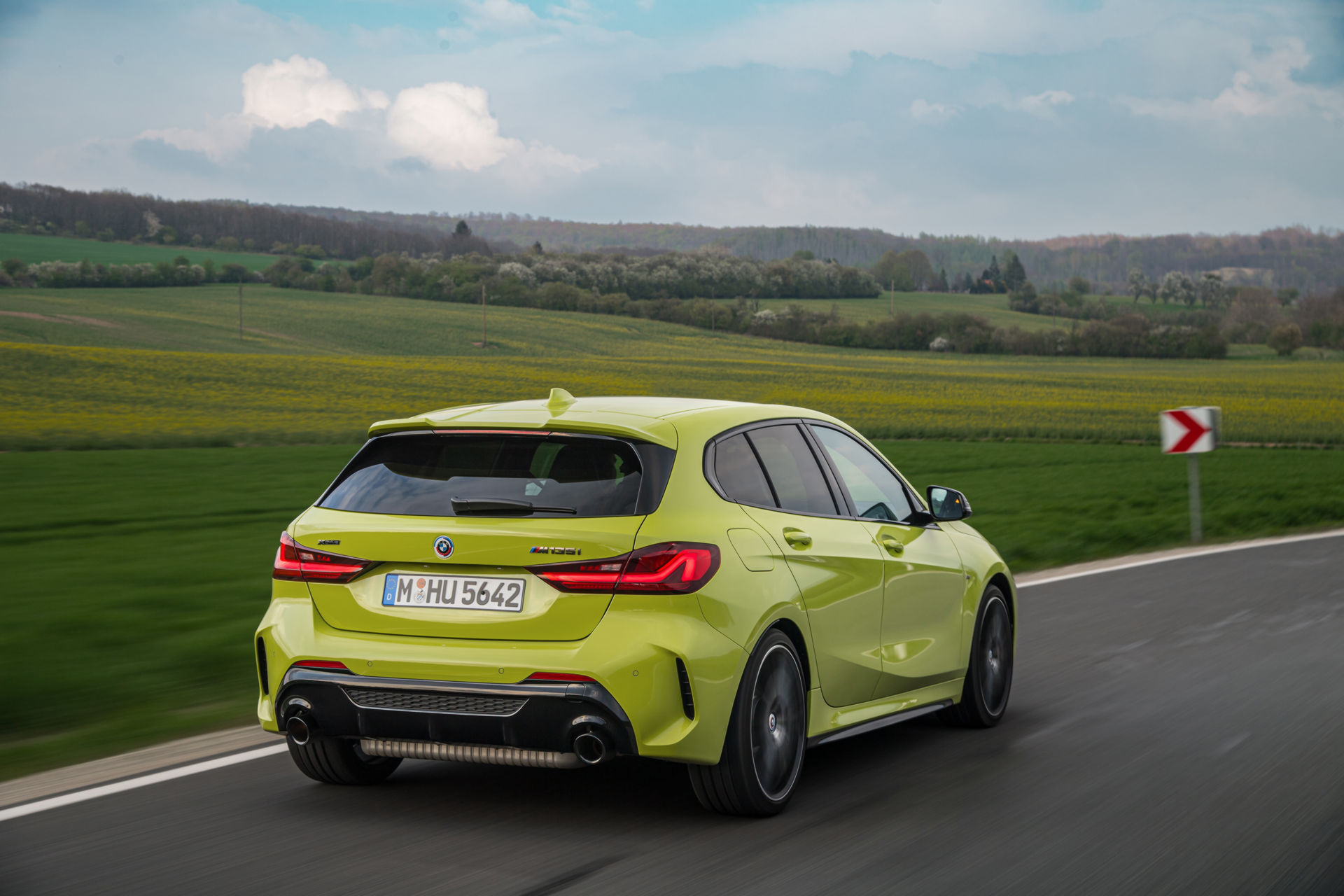 BMW Showcases The 2022 M135i In Sao Paulo Yellow And With M Performance Parts