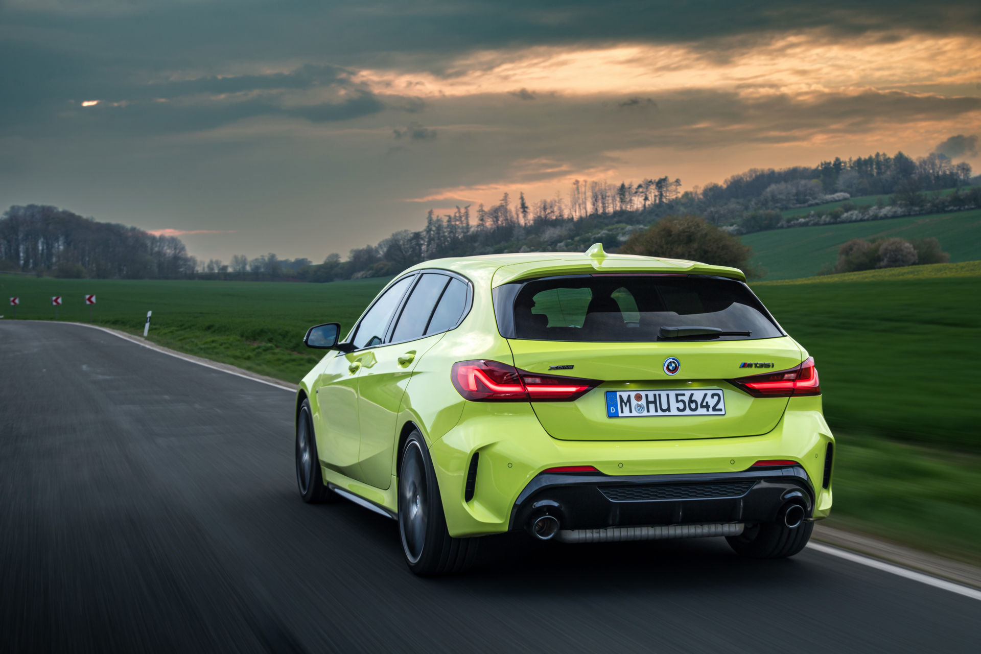 BMW Showcases The 2022 M135i In Sao Paulo Yellow And With M Performance Parts