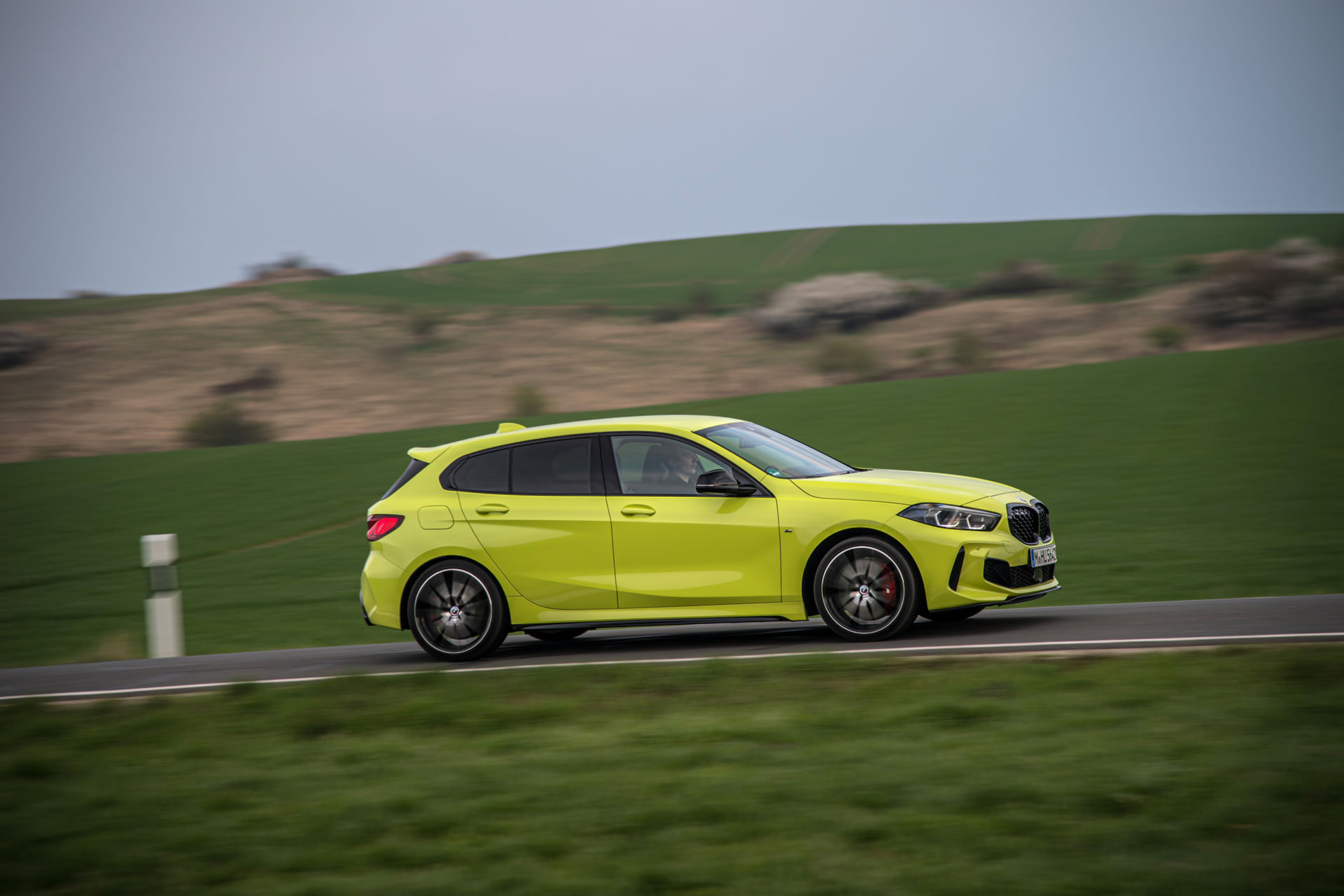 BMW Showcases The 2022 M135i In Sao Paulo Yellow And With M Performance Parts