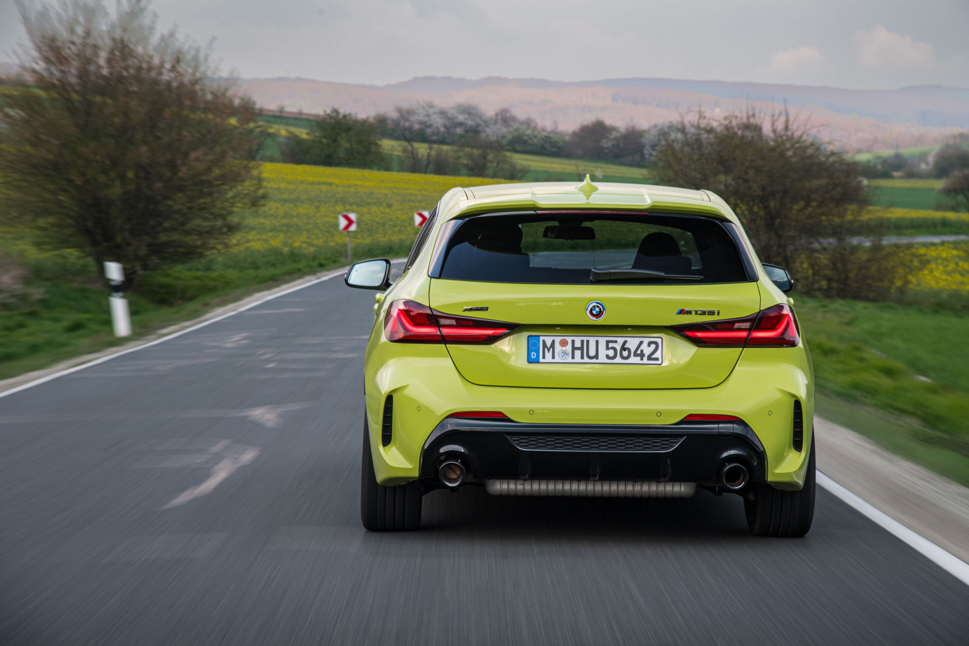 BMW Showcases The 2022 M135i In Sao Paulo Yellow And With M Performance Parts