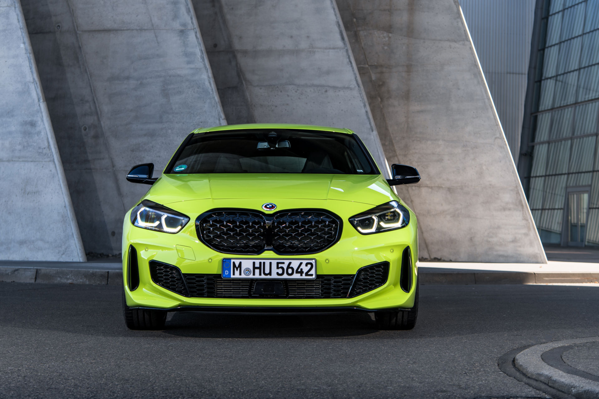 BMW Showcases The 2022 M135i In Sao Paulo Yellow And With M Performance Parts