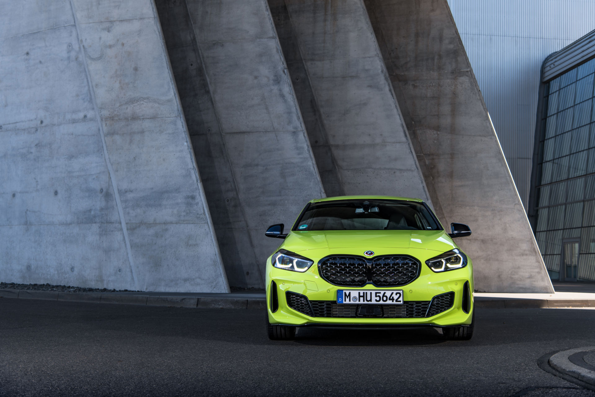 BMW Showcases The 2022 M135i In Sao Paulo Yellow And With M Performance Parts
