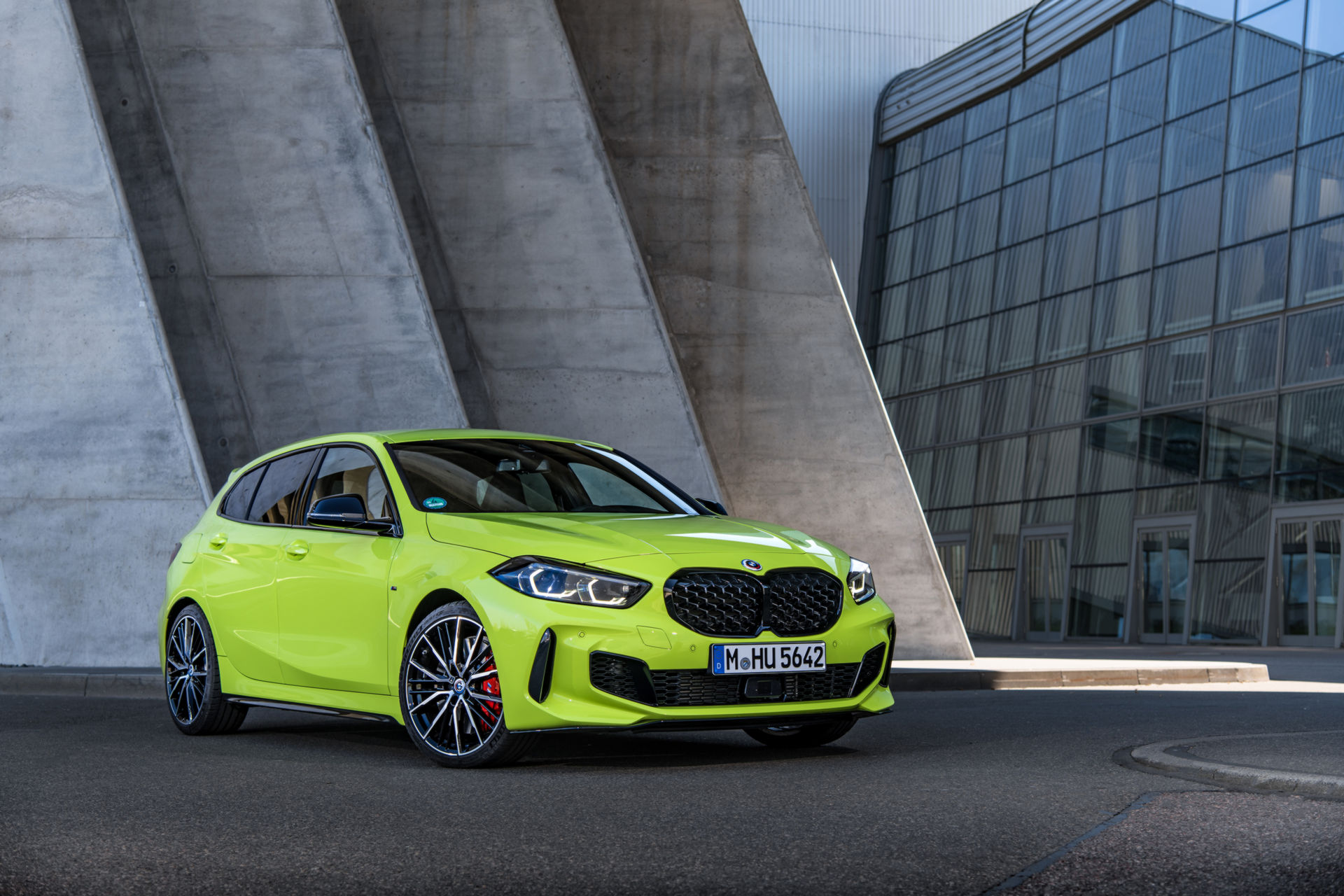 BMW Showcases The 2022 M135i In Sao Paulo Yellow And With M Performance Parts