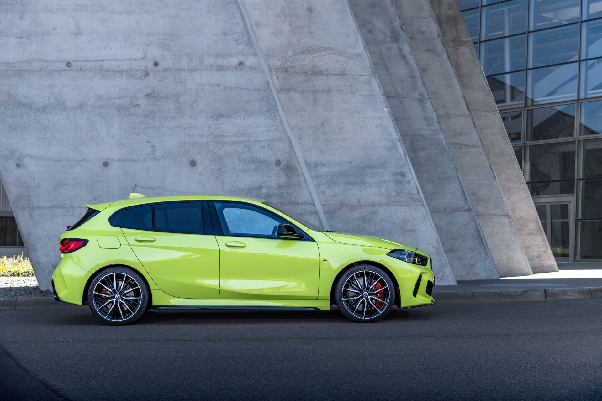 BMW Showcases The 2022 M135i In Sao Paulo Yellow And With M Performance Parts