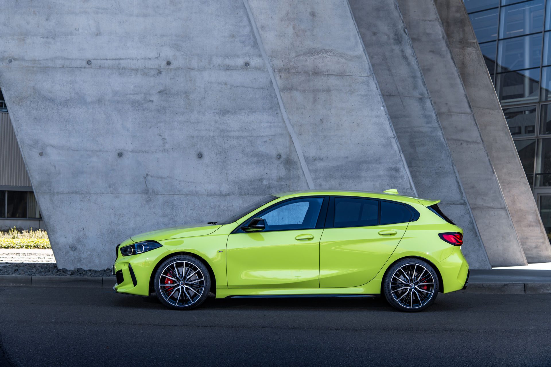 BMW Showcases The 2022 M135i In Sao Paulo Yellow And With M Performance Parts