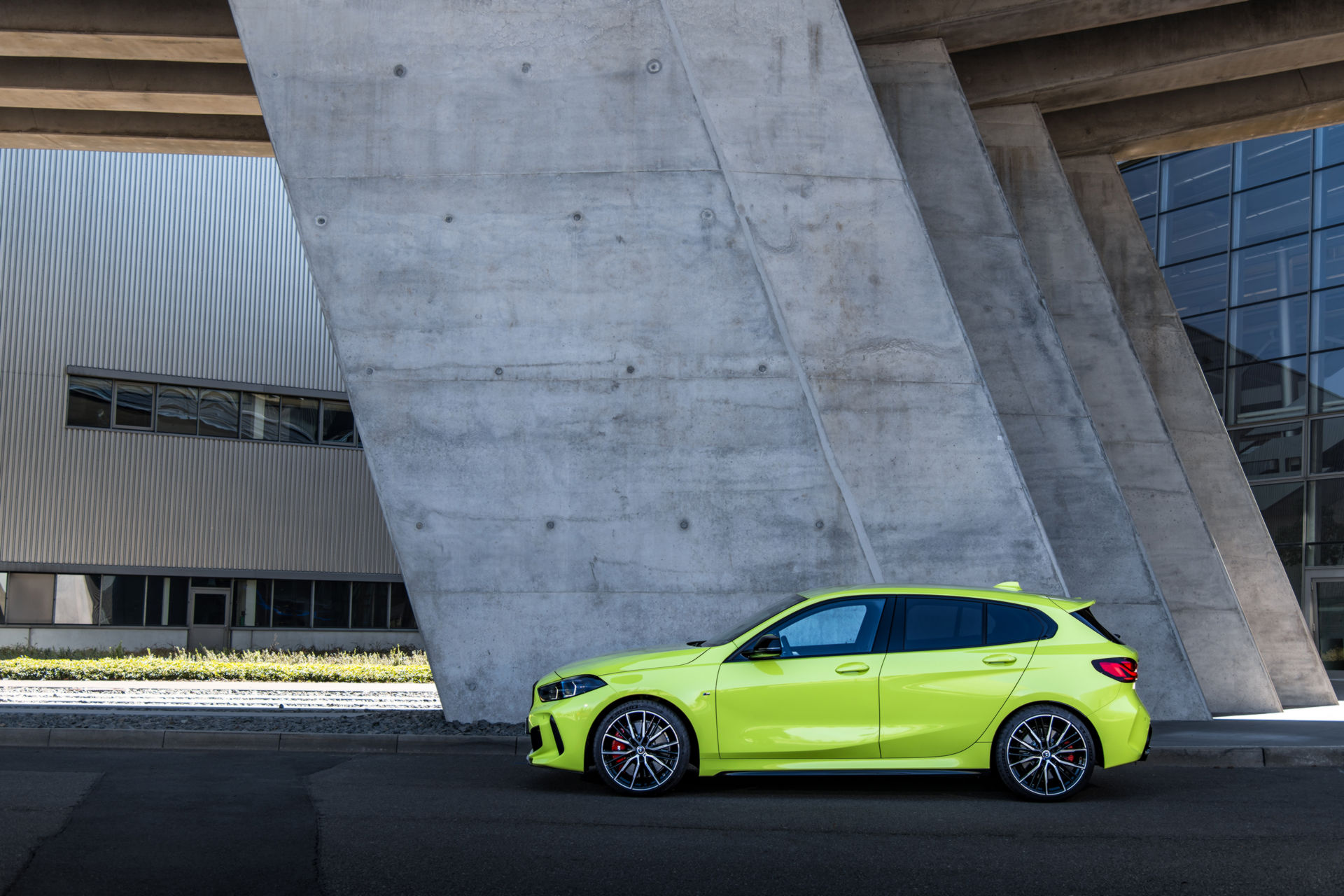 BMW Showcases The 2022 M135i In Sao Paulo Yellow And With M Performance Parts