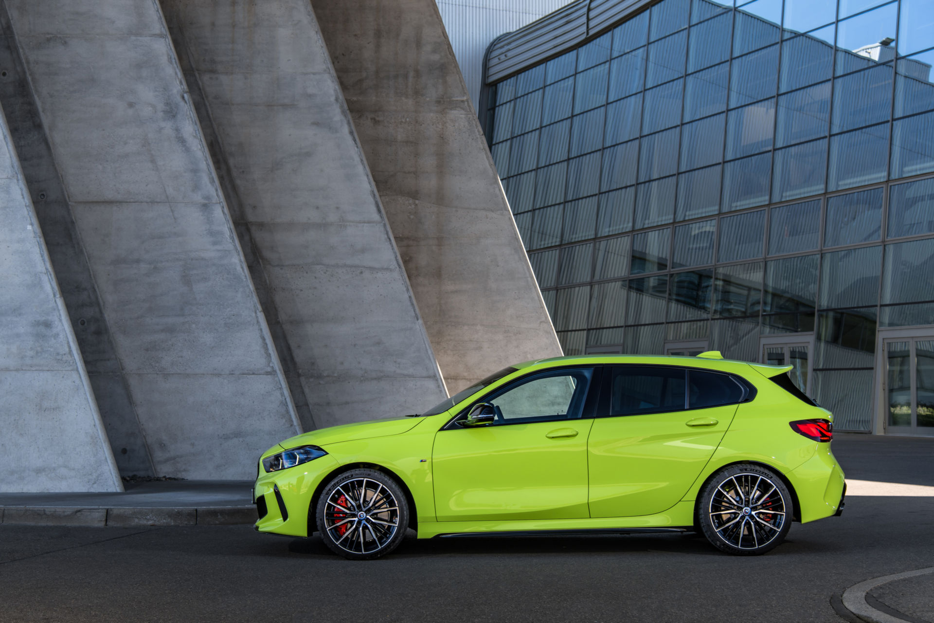 BMW Showcases The 2022 M135i In Sao Paulo Yellow And With M Performance Parts