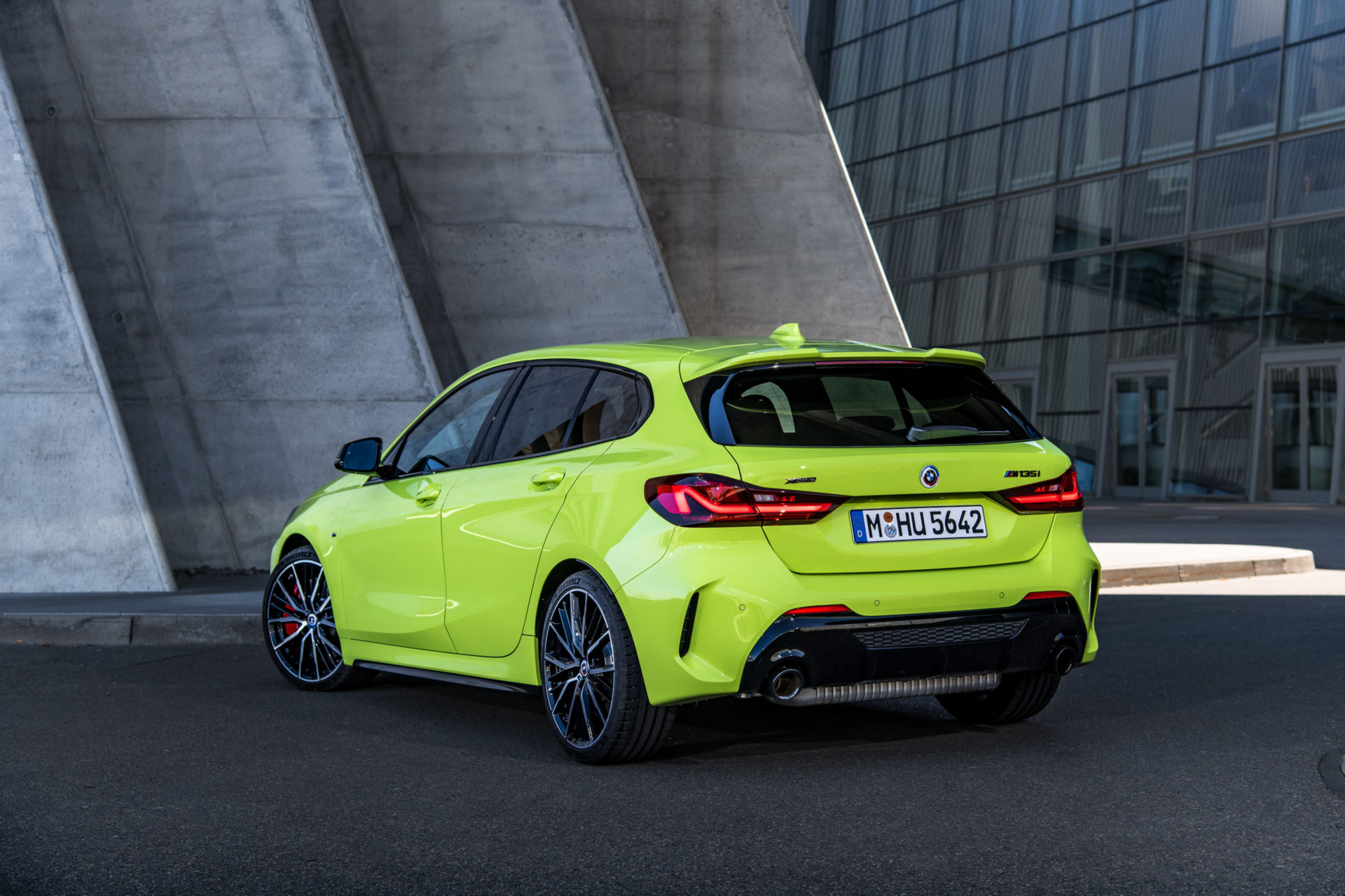 BMW Showcases The 2022 M135i In Sao Paulo Yellow And With M Performance Parts