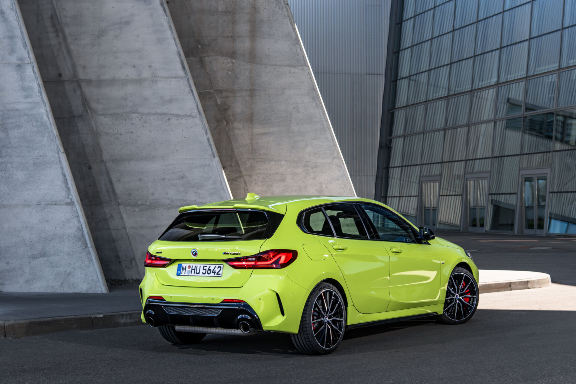 BMW Showcases The 2022 M135i In Sao Paulo Yellow And With M Performance Parts