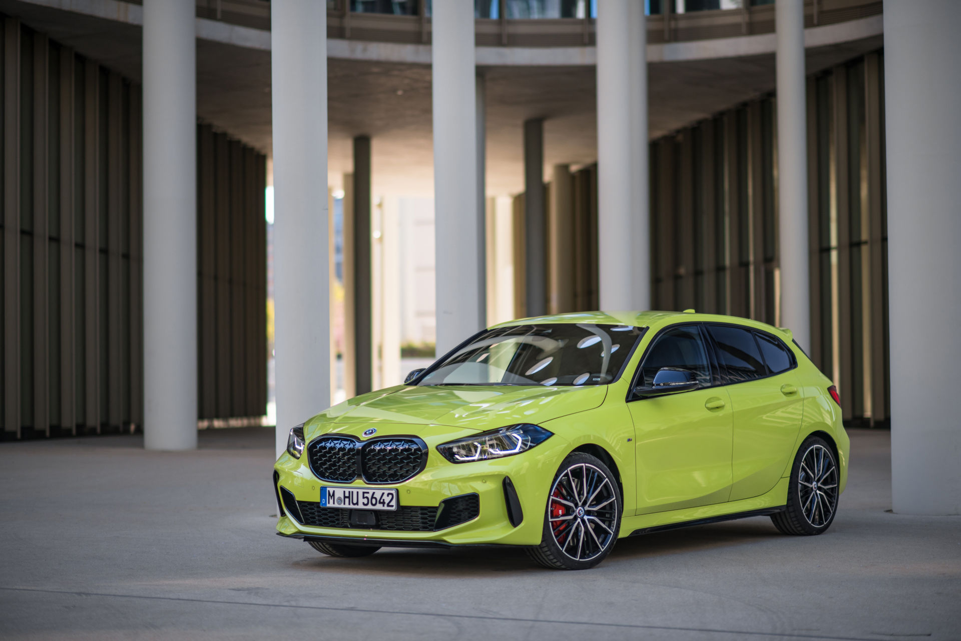BMW Showcases The 2022 M135i In Sao Paulo Yellow And With M Performance Parts