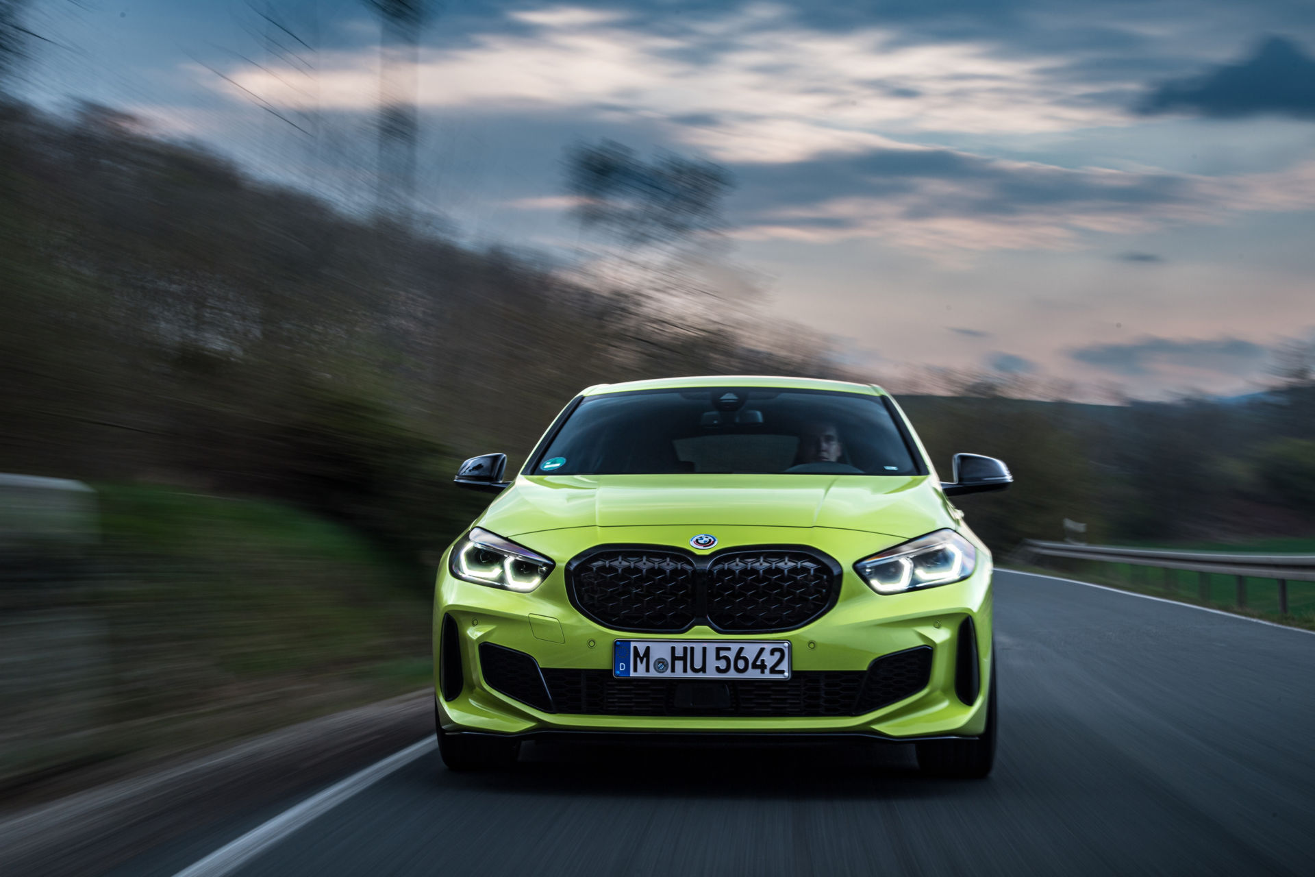BMW Showcases The 2022 M135i In Sao Paulo Yellow And With M Performance Parts