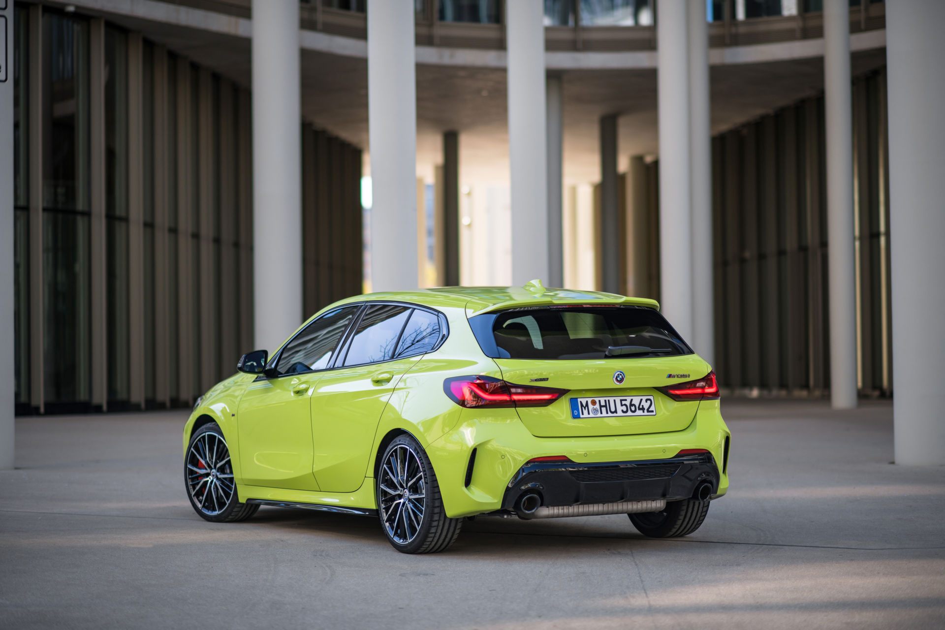 BMW Showcases The 2022 M135i In Sao Paulo Yellow And With M Performance Parts