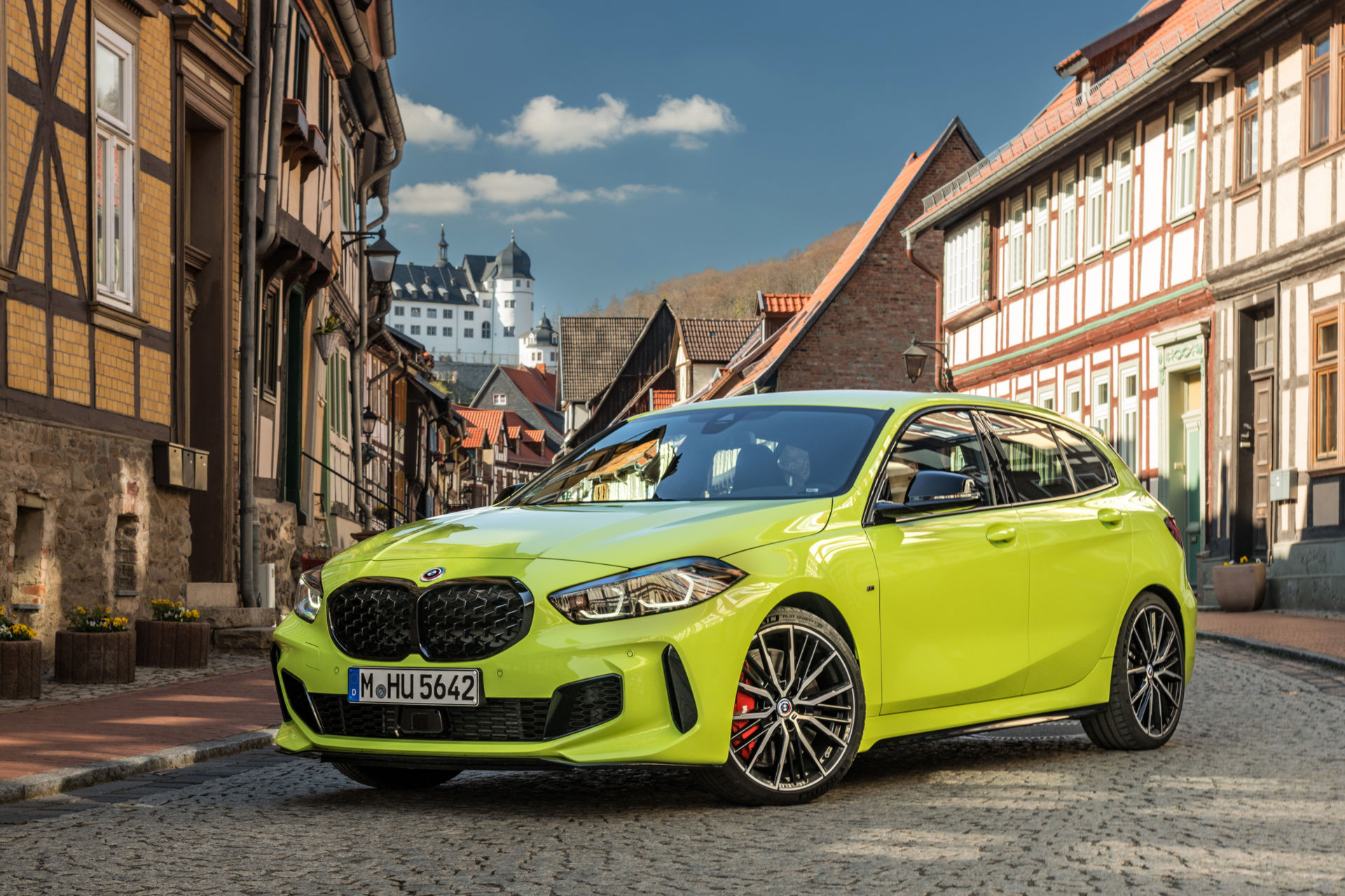 BMW Showcases The 2022 M135i In Sao Paulo Yellow And With M Performance Parts