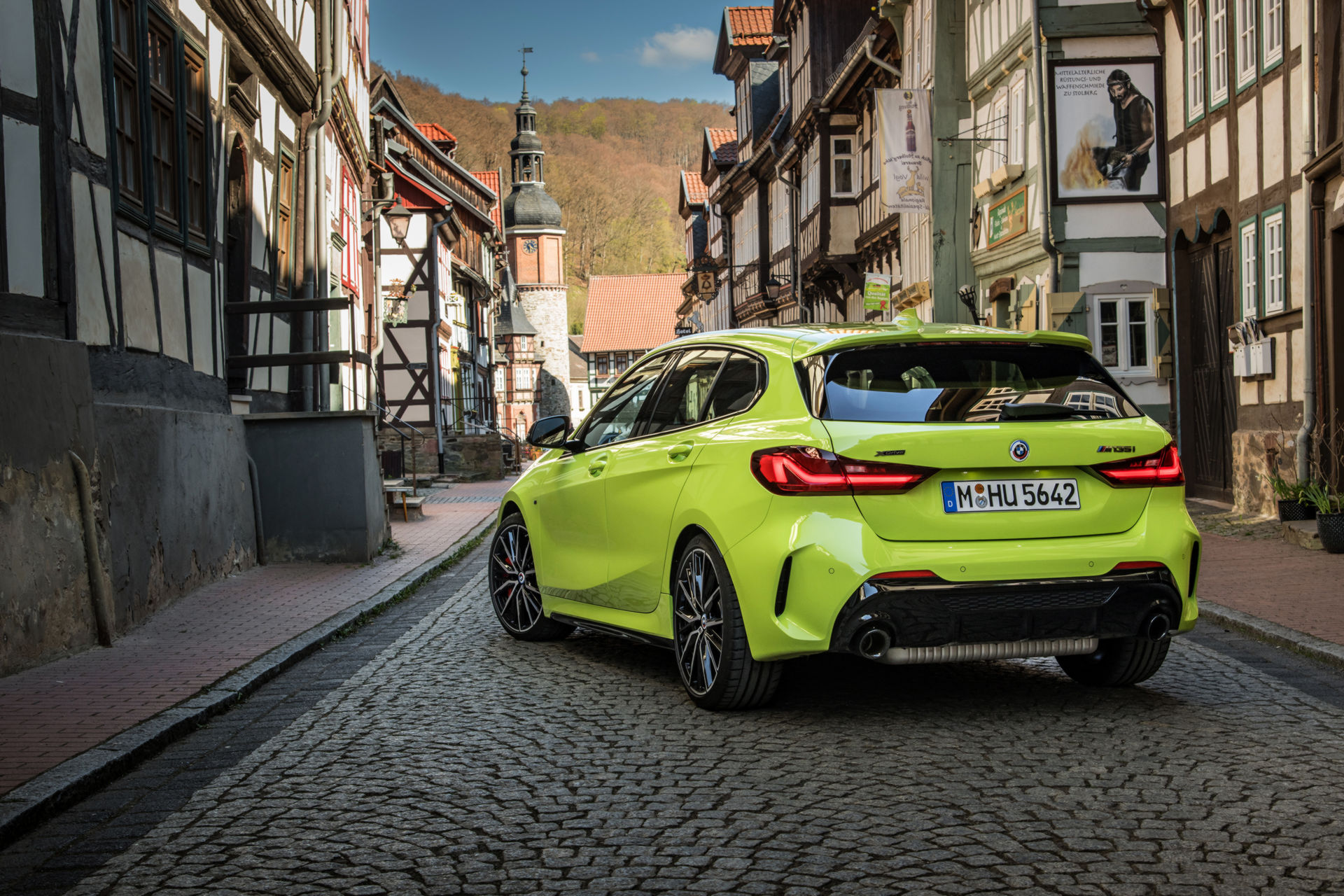BMW Showcases The 2022 M135i In Sao Paulo Yellow And With M Performance Parts