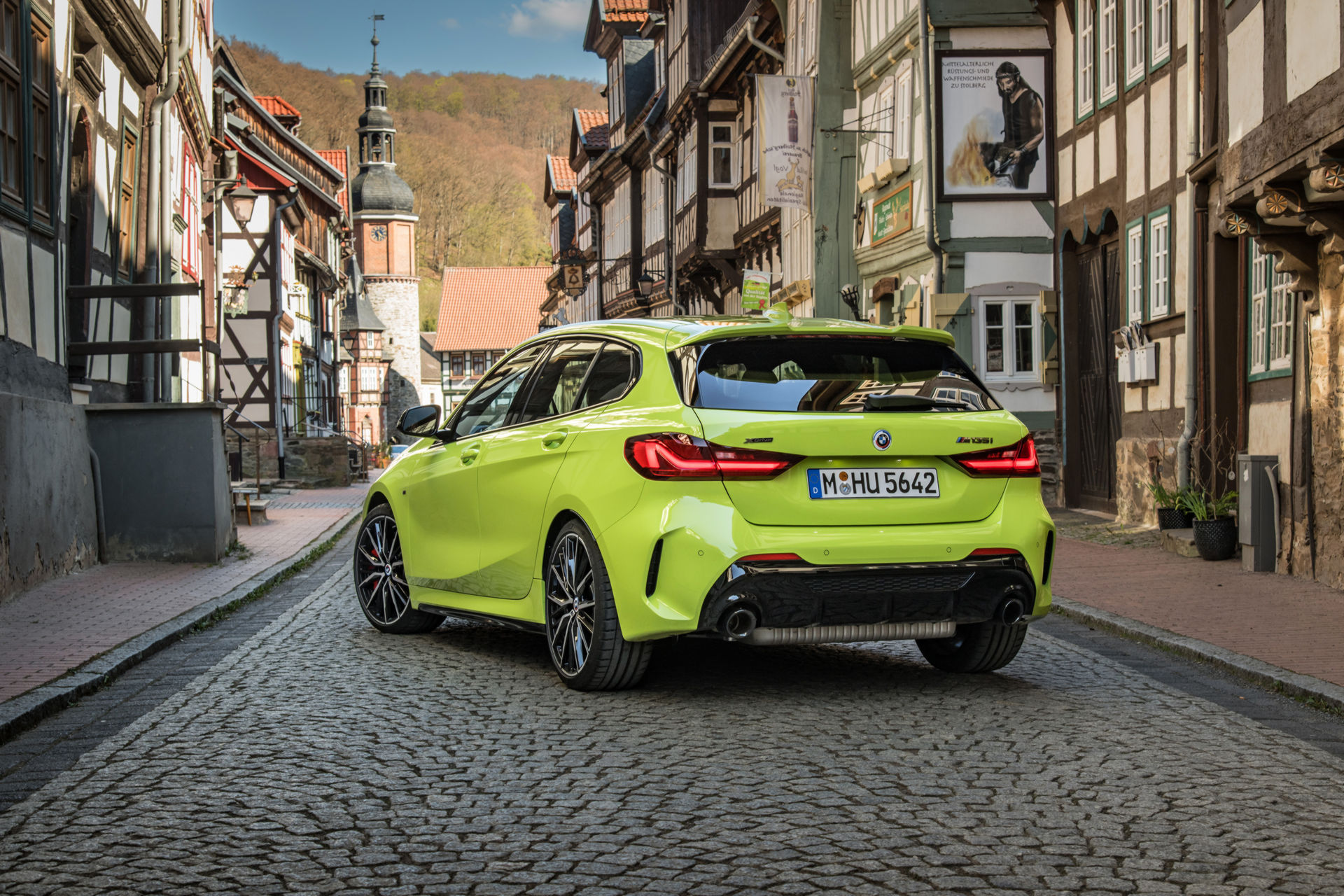 BMW Showcases The 2022 M135i In Sao Paulo Yellow And With M Performance Parts