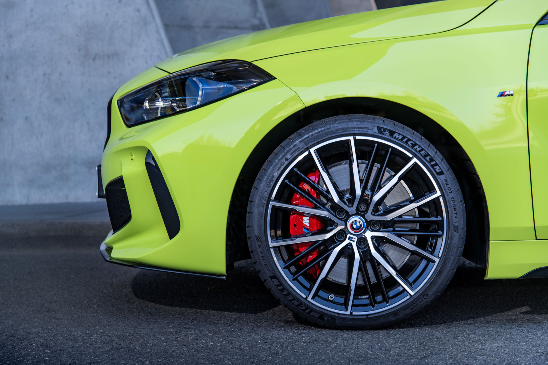 BMW Showcases The 2022 M135i In Sao Paulo Yellow And With M Performance Parts