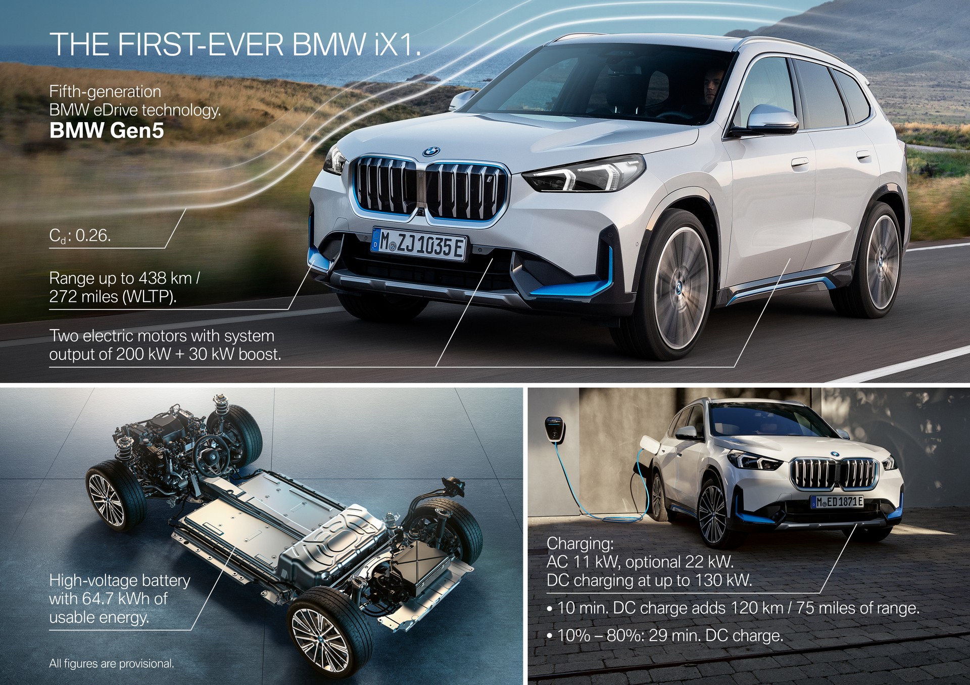 Electric 2023 BMW iX1 Has 313 HP And A 272-Mile Range, But It’s Not Coming To U.S.