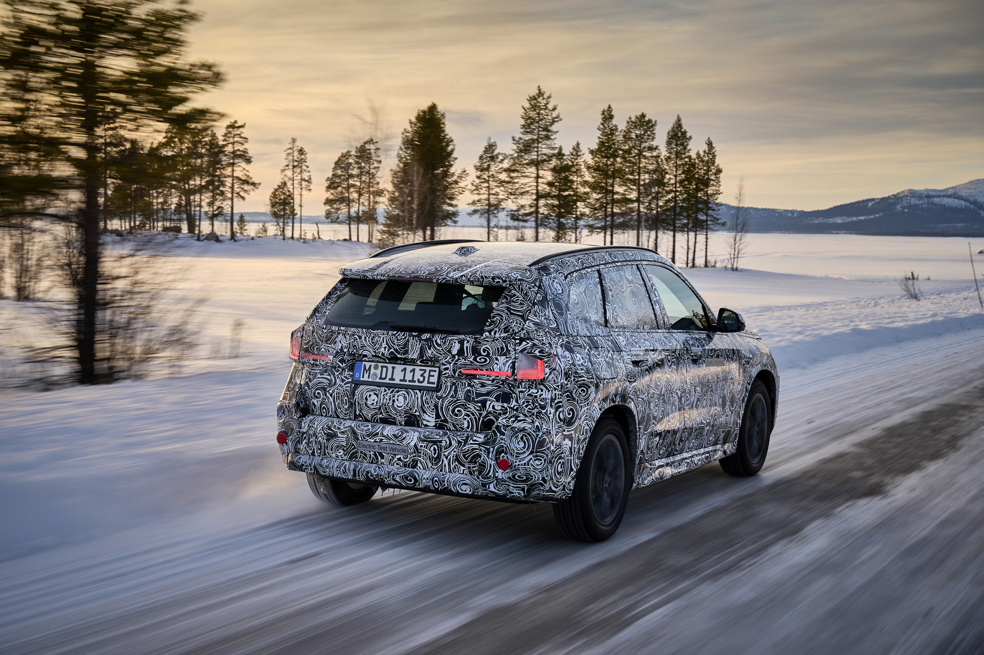 BMW iX1 Teased During Winter Testing With Dual Electric Motors