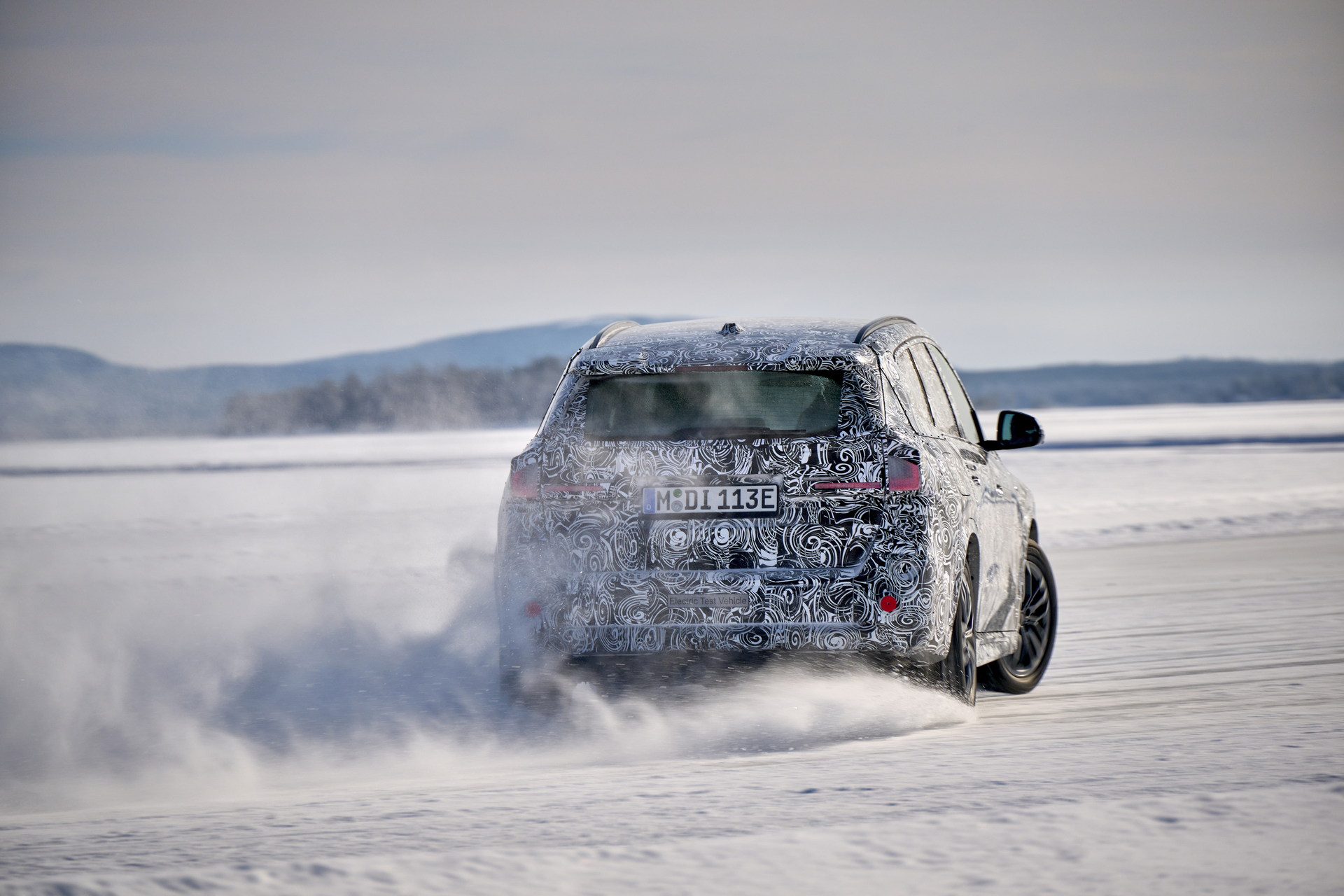 BMW iX1 Teased During Winter Testing With Dual Electric Motors