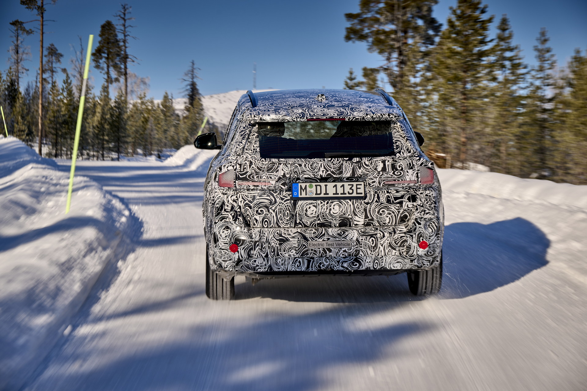 BMW iX1 Teased During Winter Testing With Dual Electric Motors