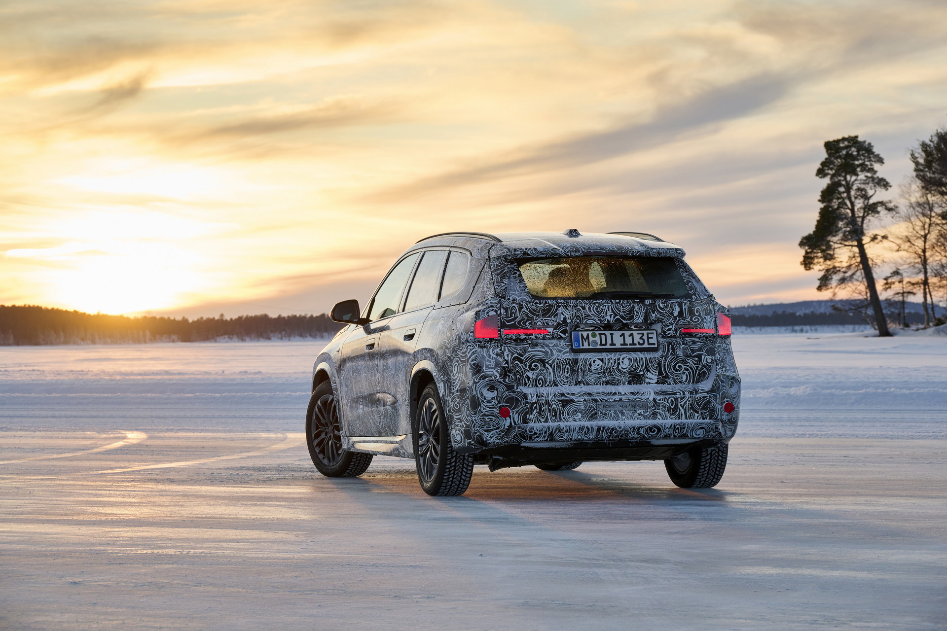 BMW iX1 Teased During Winter Testing With Dual Electric Motors