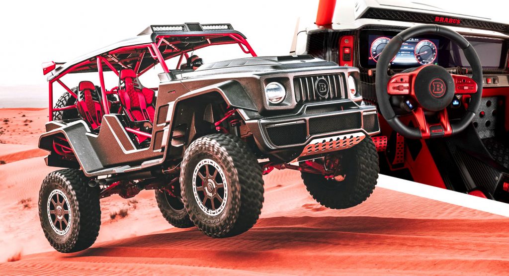  Brabus 900 Crawler Is A $1M Dune-Bashing Buggy That Looks Like An AMG G63 But Isn’t